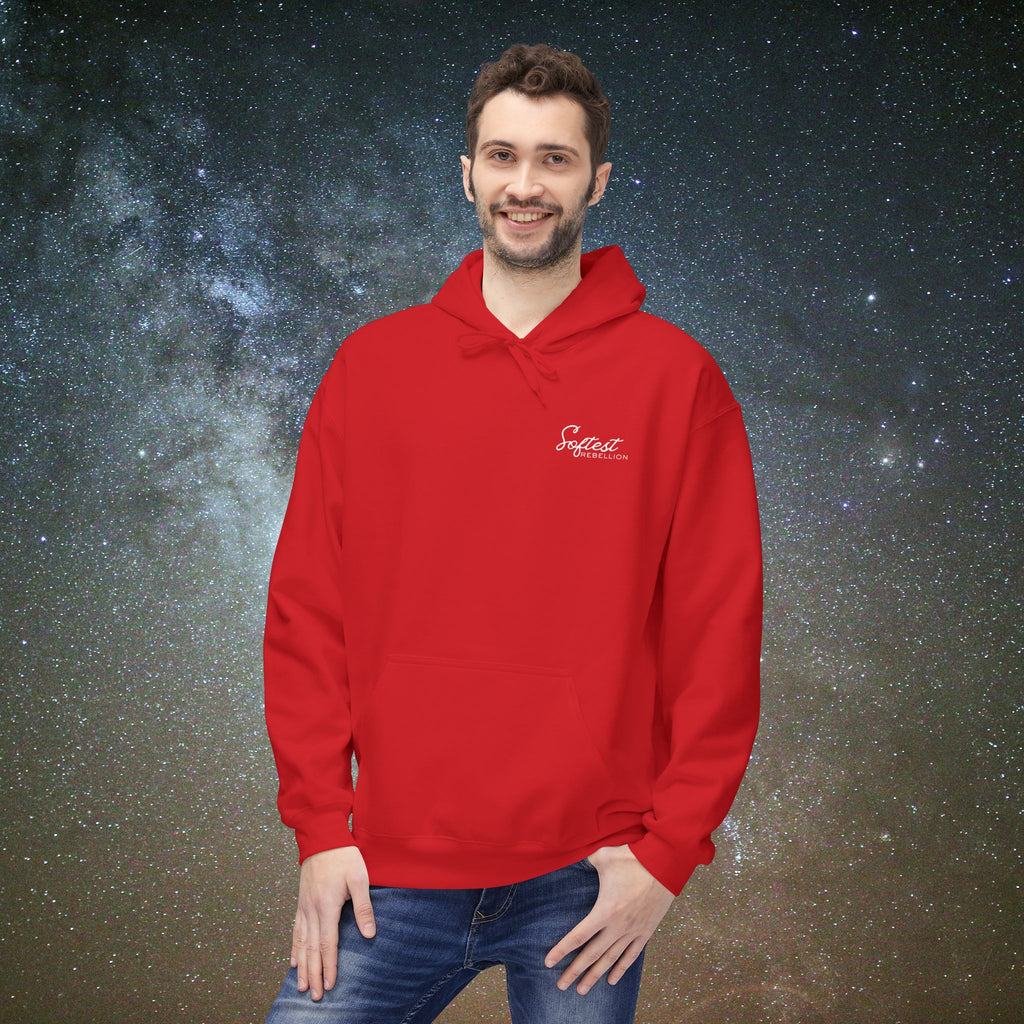 "To the Person Behind Me: You Are Not Too Much"- A Soft Rebel Hoodie