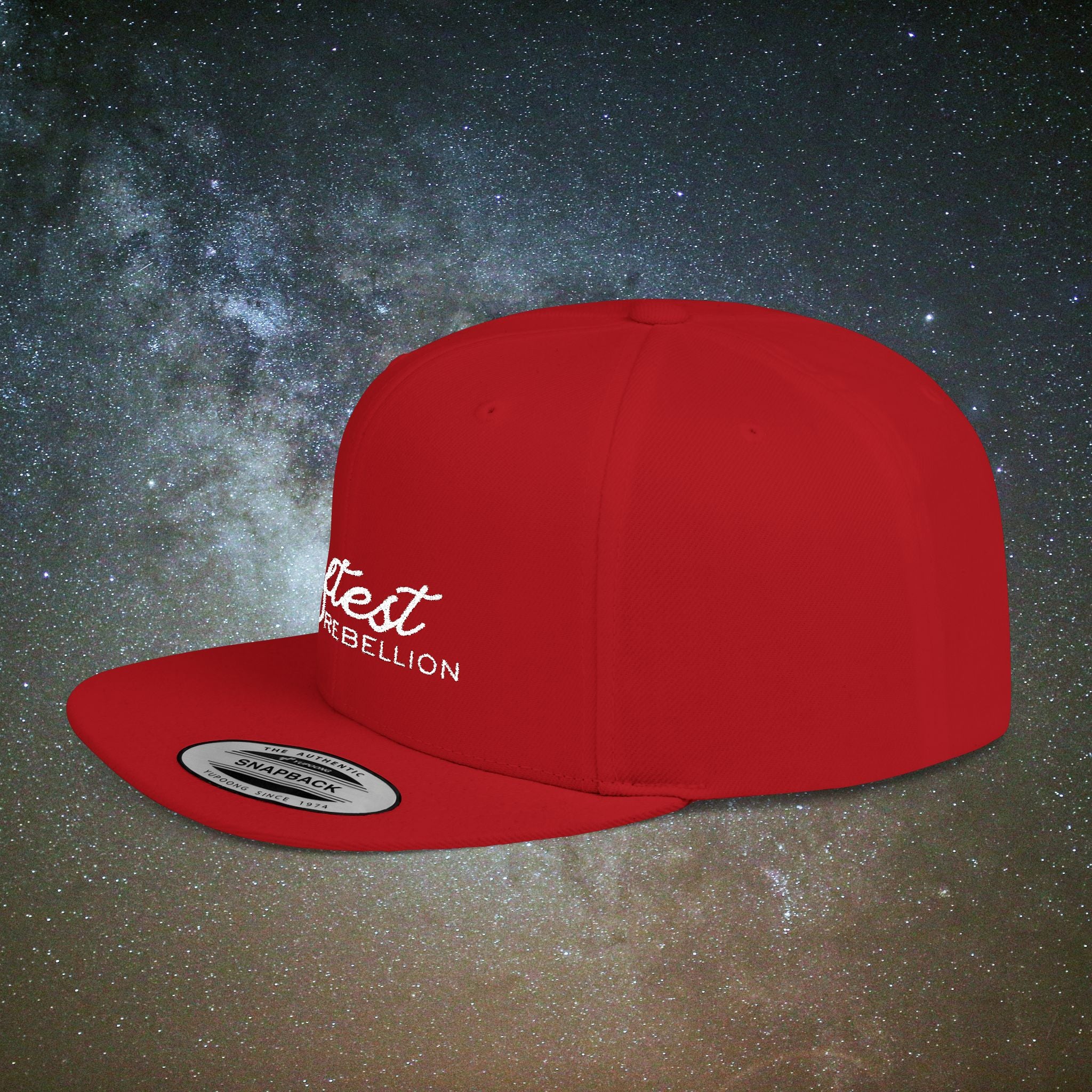 Softest Rebellion™ Embroidered Logo- Flat Bill Snapback