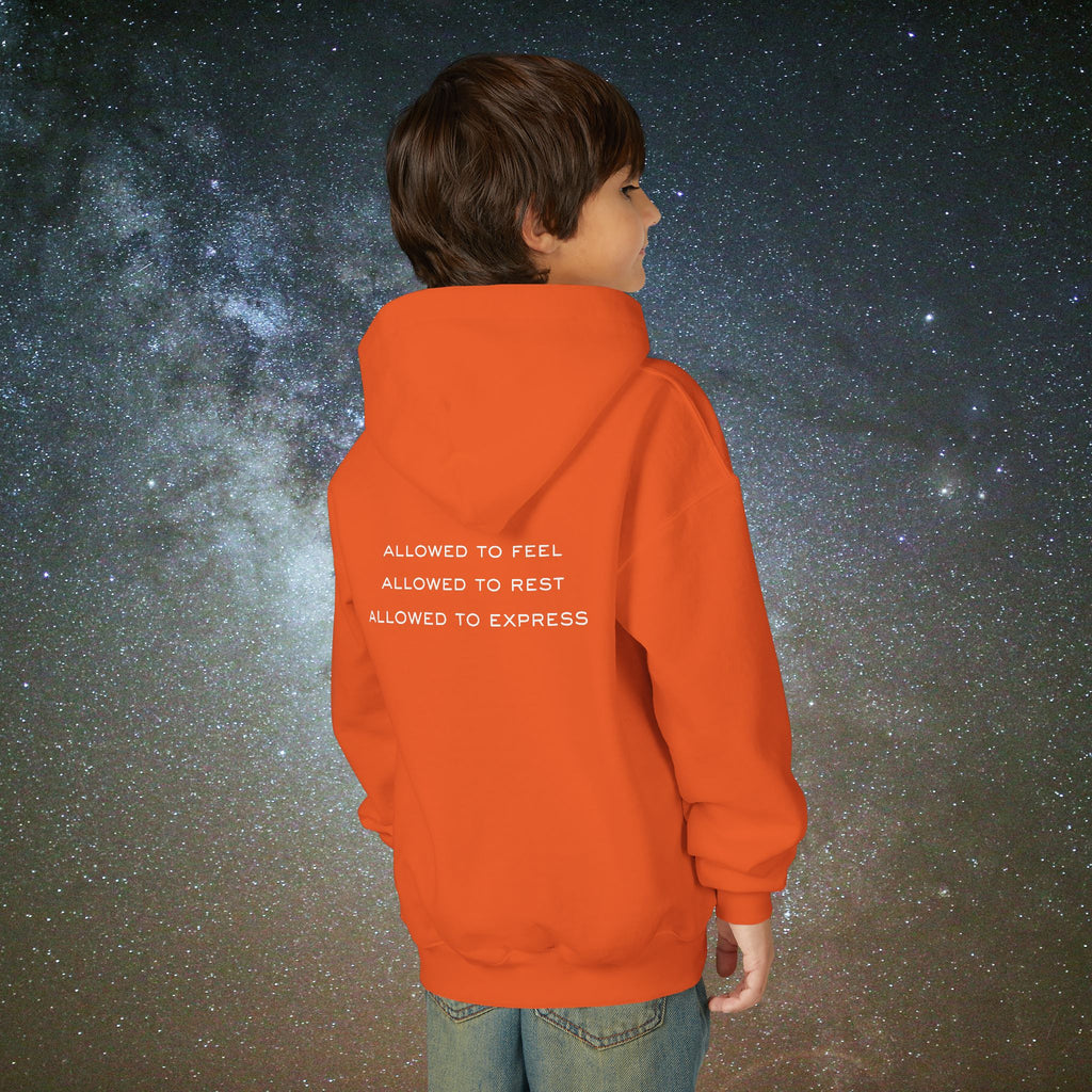 Softest Rebellion™ Youth Hoodie - "Allowed to Feel, Allowed to Rest, Allowed to Express."