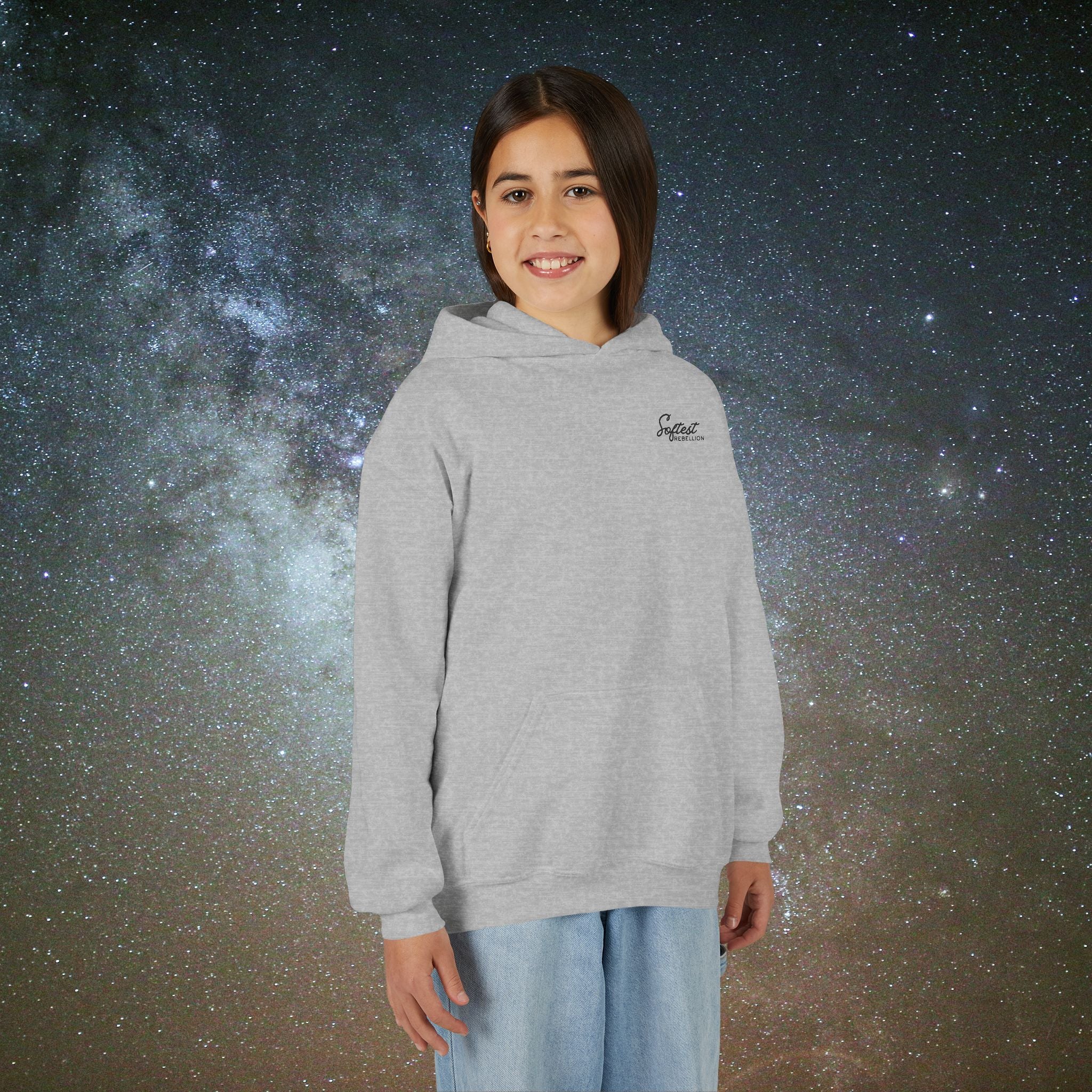 Softest Rebellion™ Youth Hoodie - "Allowed to Feel, Allowed to Rest, Allowed to Express."