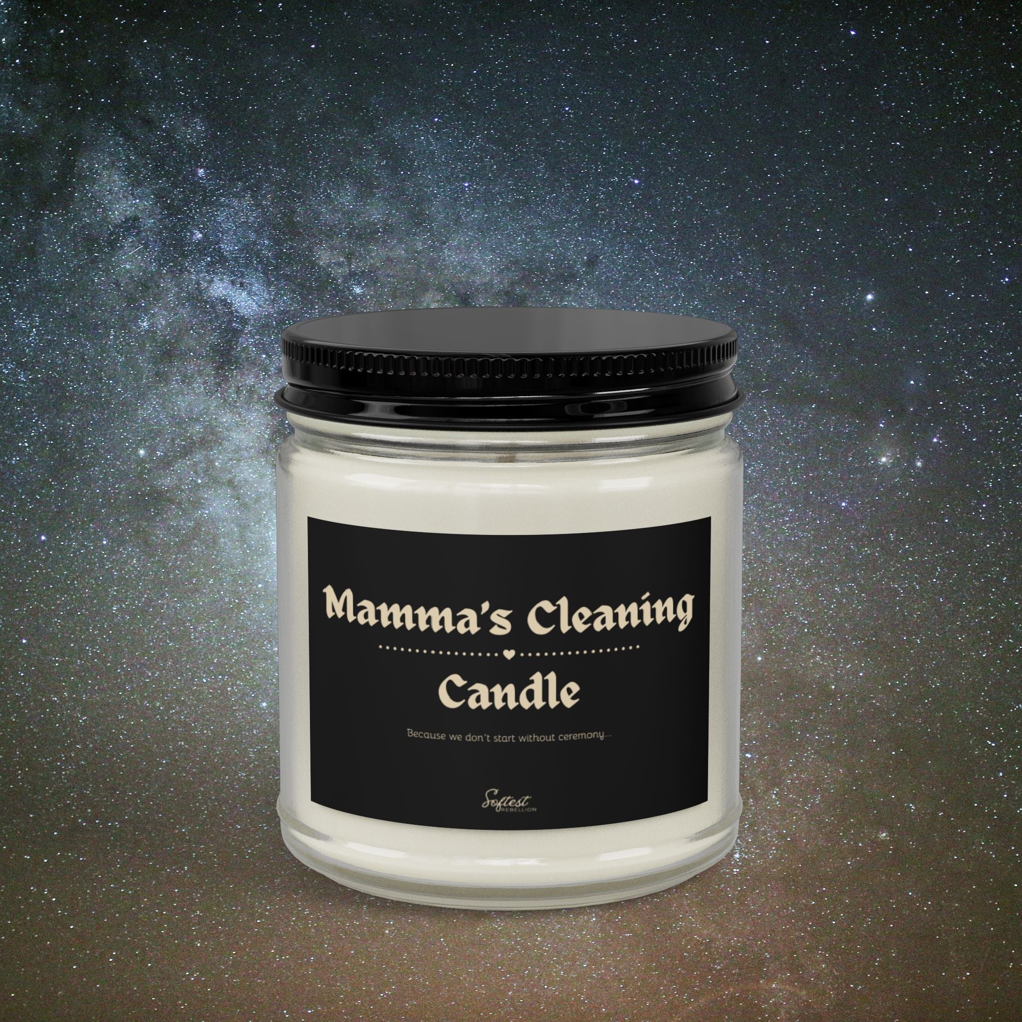 "Mamma’s Cleaning Candle" Scented/Unscented Soy Candle