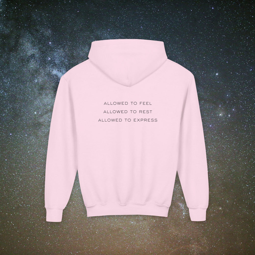 Softest Rebellion™ Youth Hoodie - "Allowed to Feel, Allowed to Rest, Allowed to Express."