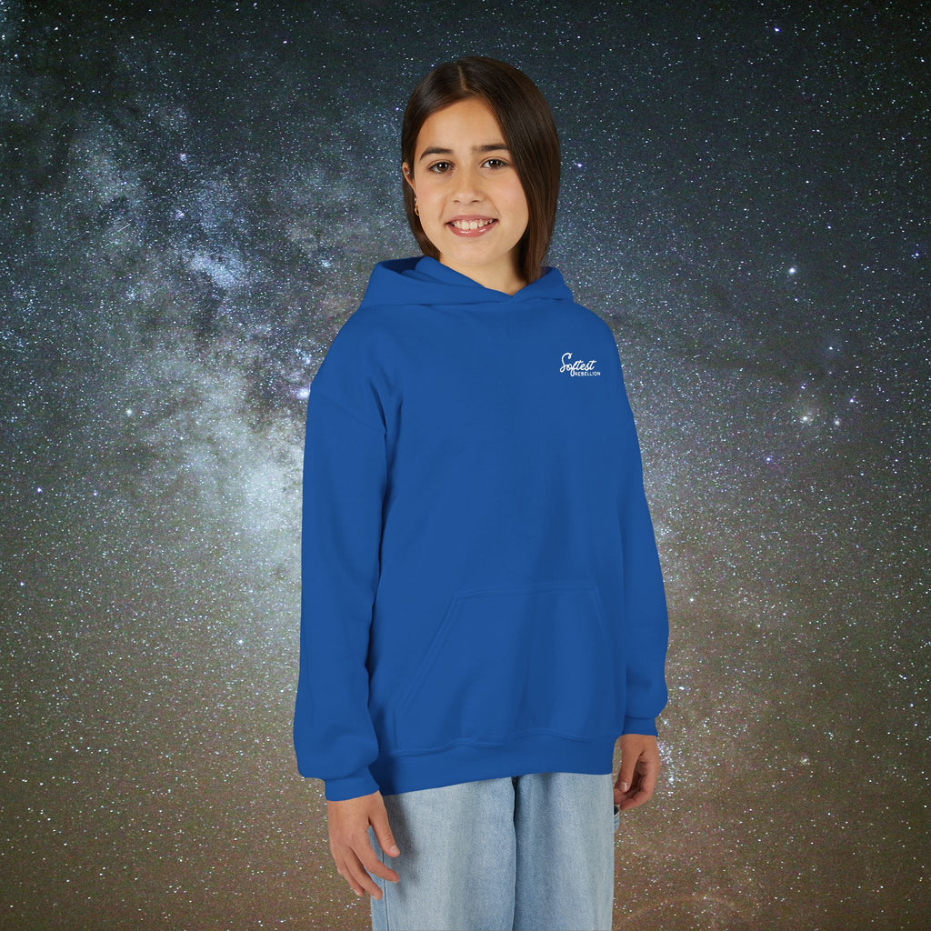 Softest Rebellion™ Youth Hoodie - "Allowed to Feel, Allowed to Rest, Allowed to Express."