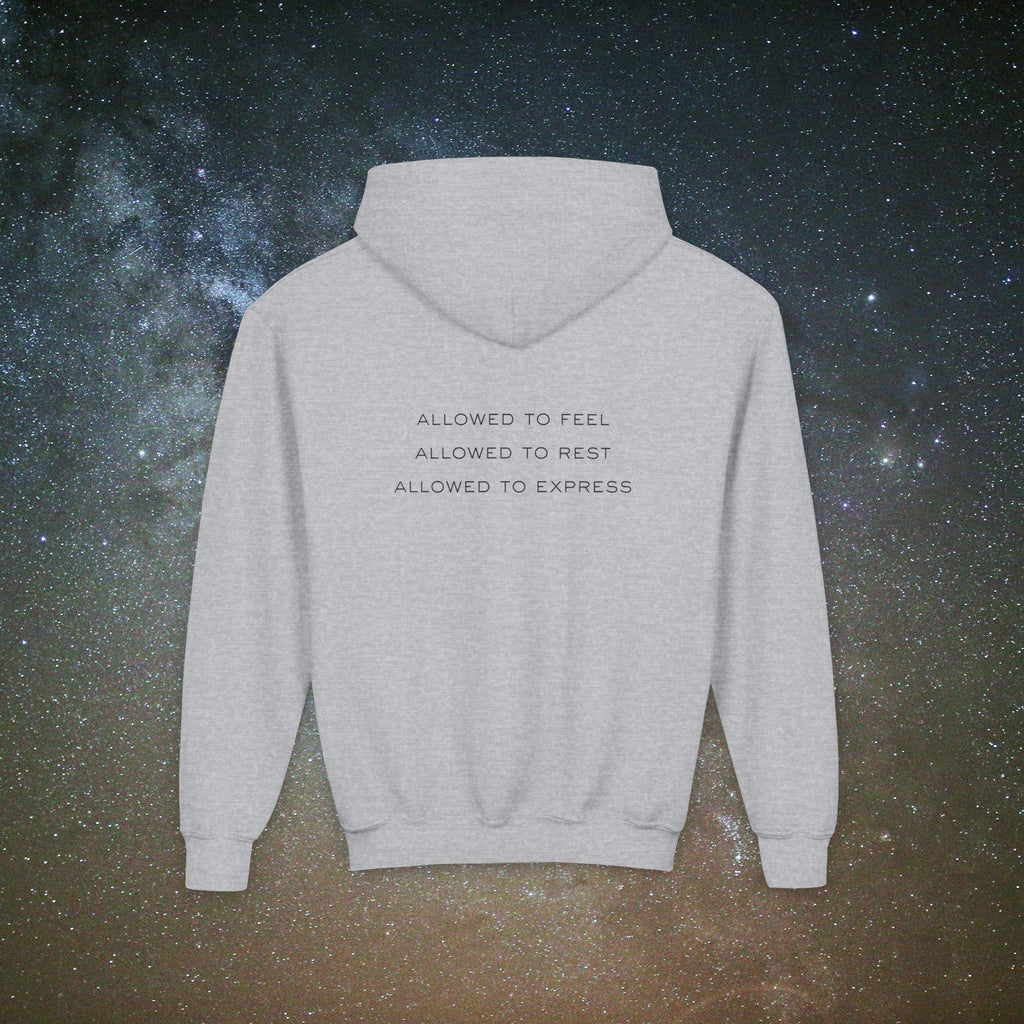 Softest Rebellion™ Youth Hoodie - "Allowed to Feel, Allowed to Rest, Allowed to Express."