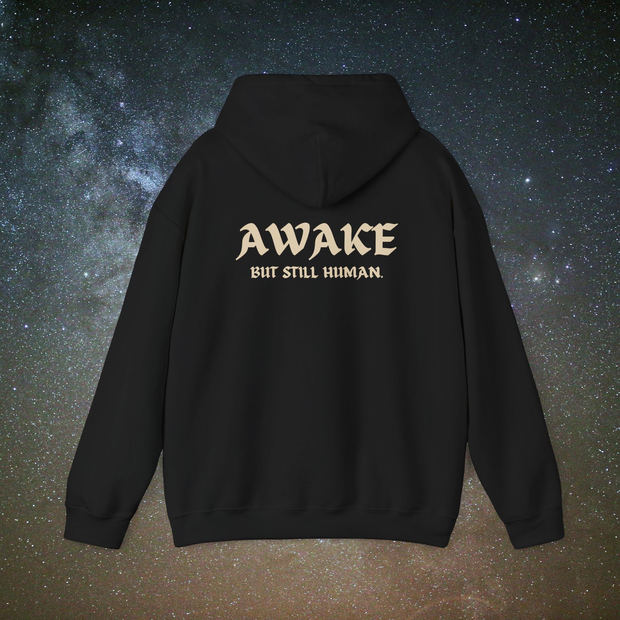 Awake But Still Human Hoodie | Minimalist Hoodie