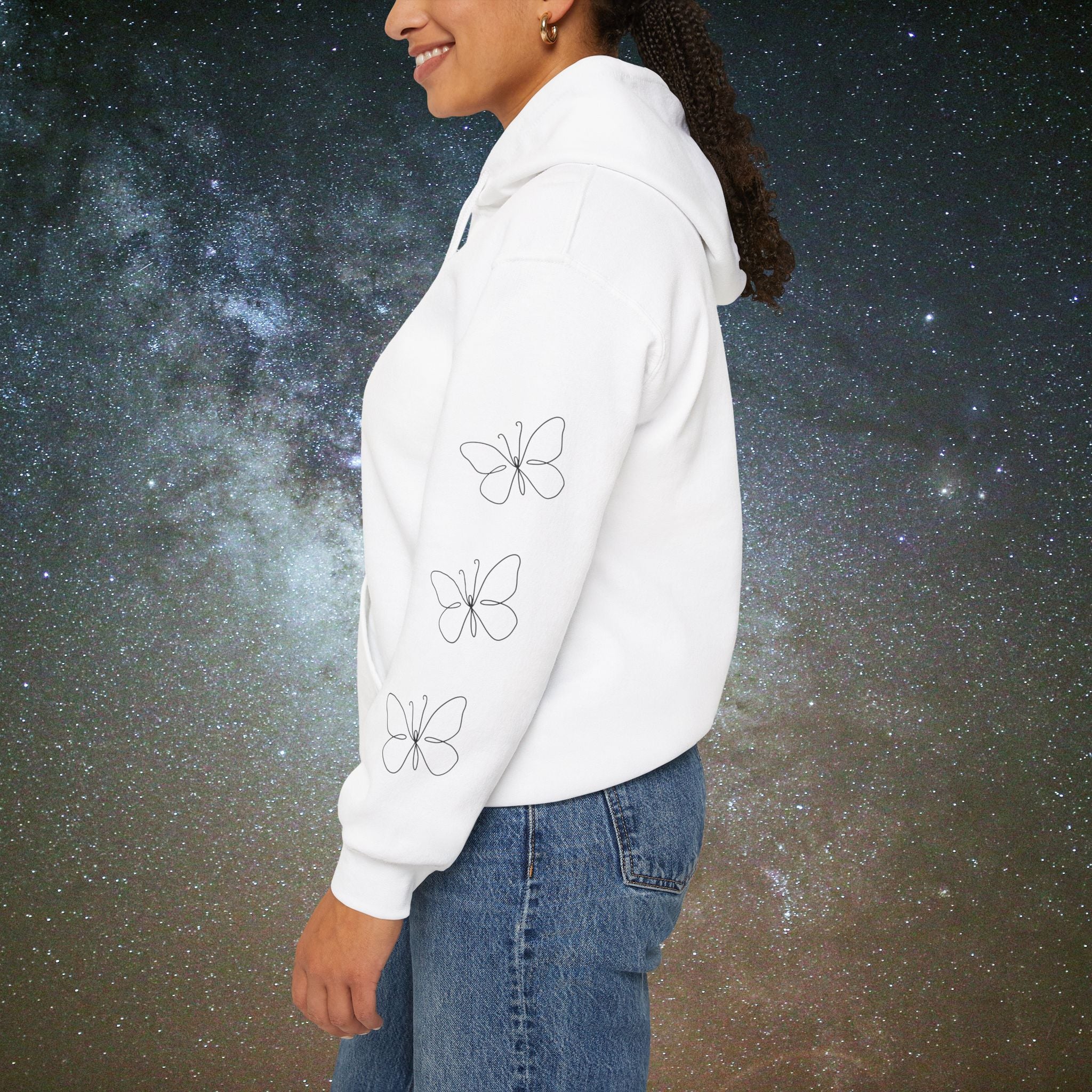 Butterfly Effect Hoodie | Butterfly Sleeve Sweatshirt | Softest Rebellion™