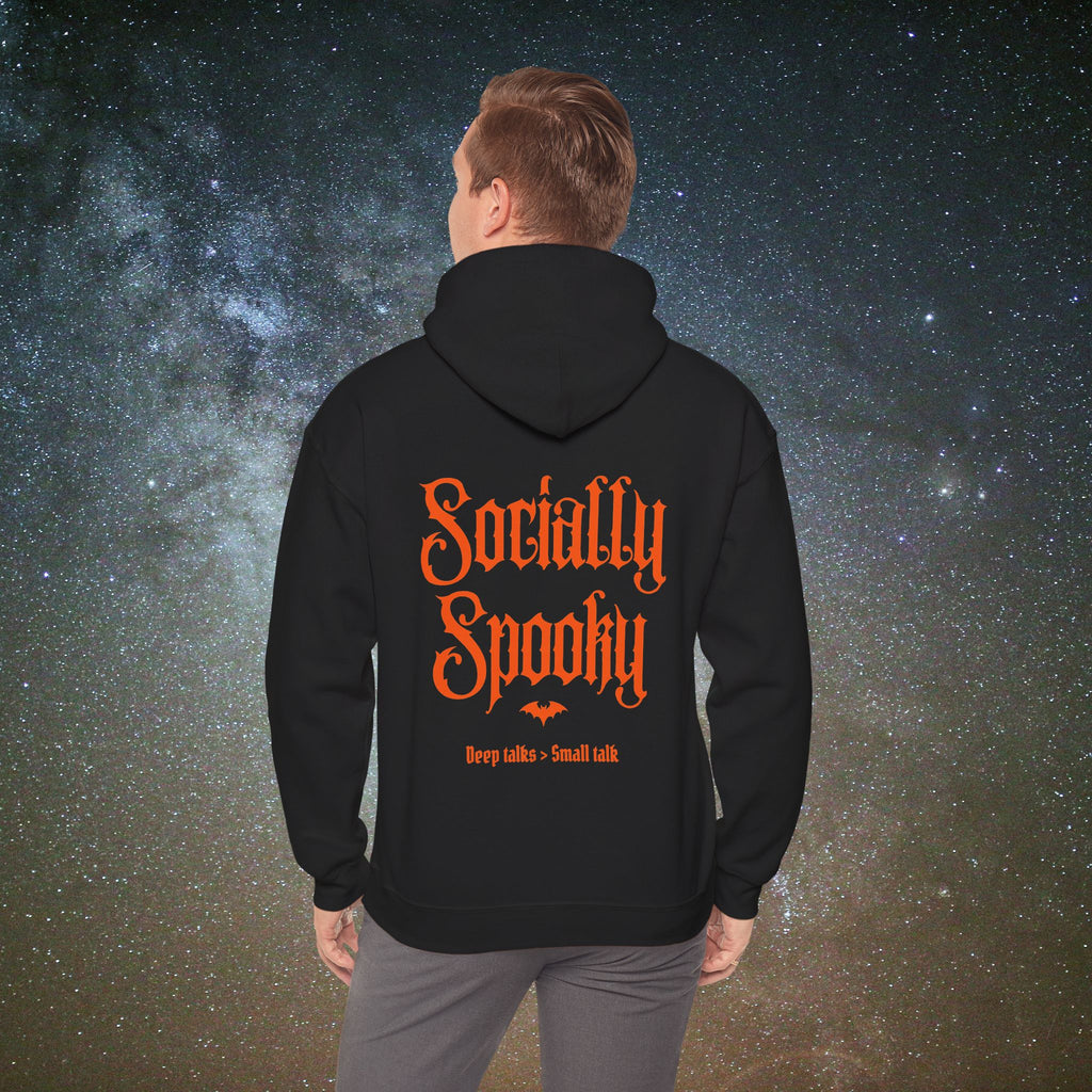 Socially Spooky Hoodie | Softest Rebellion Halloween Edition