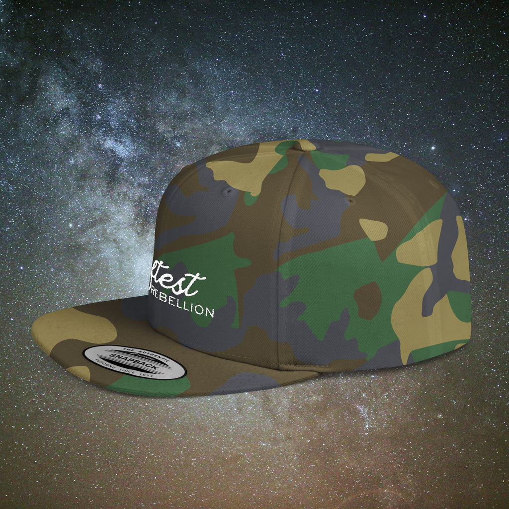 Softest Rebellion™ Embroidered Logo- Flat Bill Snapback