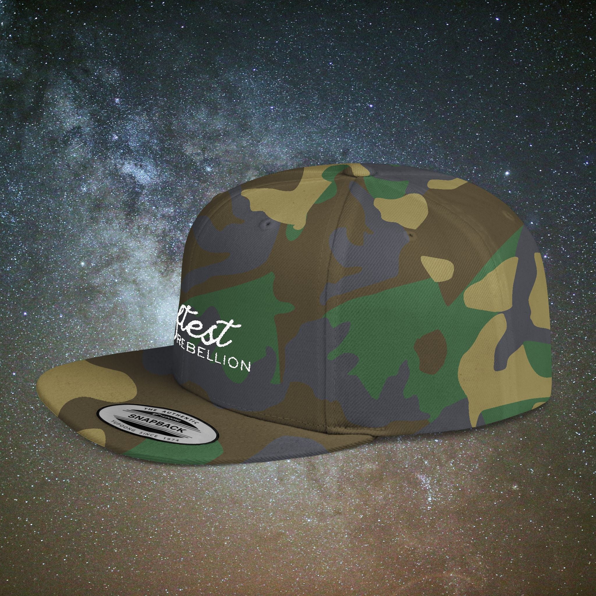 Softest Rebellion™ Embroidered Logo- Flat Bill Snapback