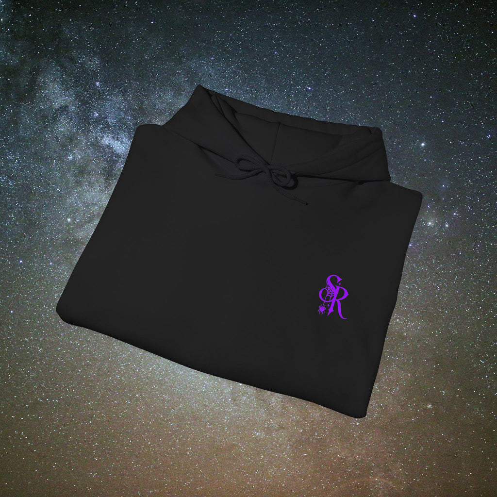 Socially Spooky Hoodie | Neon Purple Halloween Edition