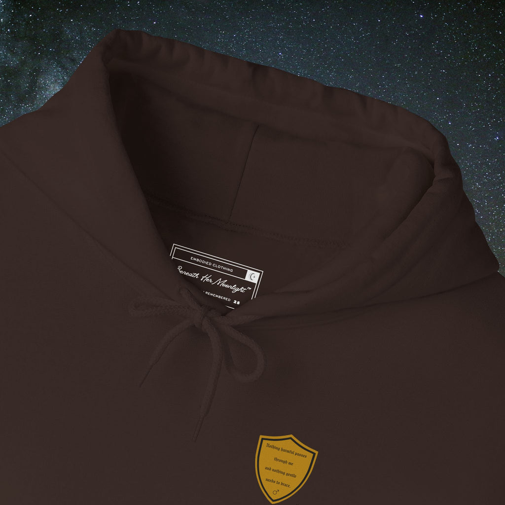 Beneath Her Moonlight™ "Masculine Presence” Hoodie