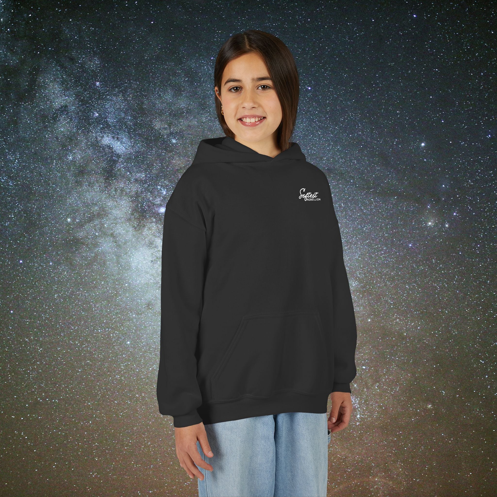 Softest Rebellion™ Youth Hoodie - "Allowed to Feel, Allowed to Rest, Allowed to Express."