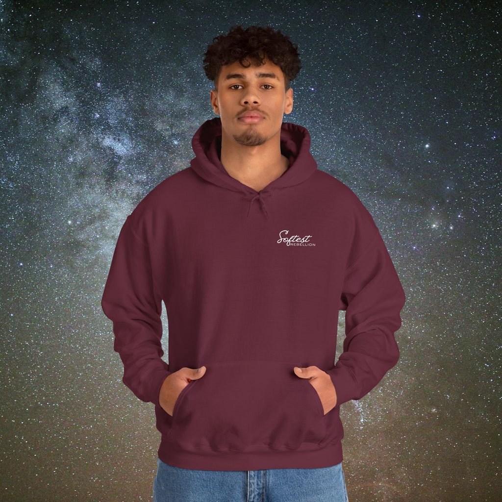 "Insubordinate" Softest Rebellion™ Minimalist Logo - Unisex/Men's Hoodie