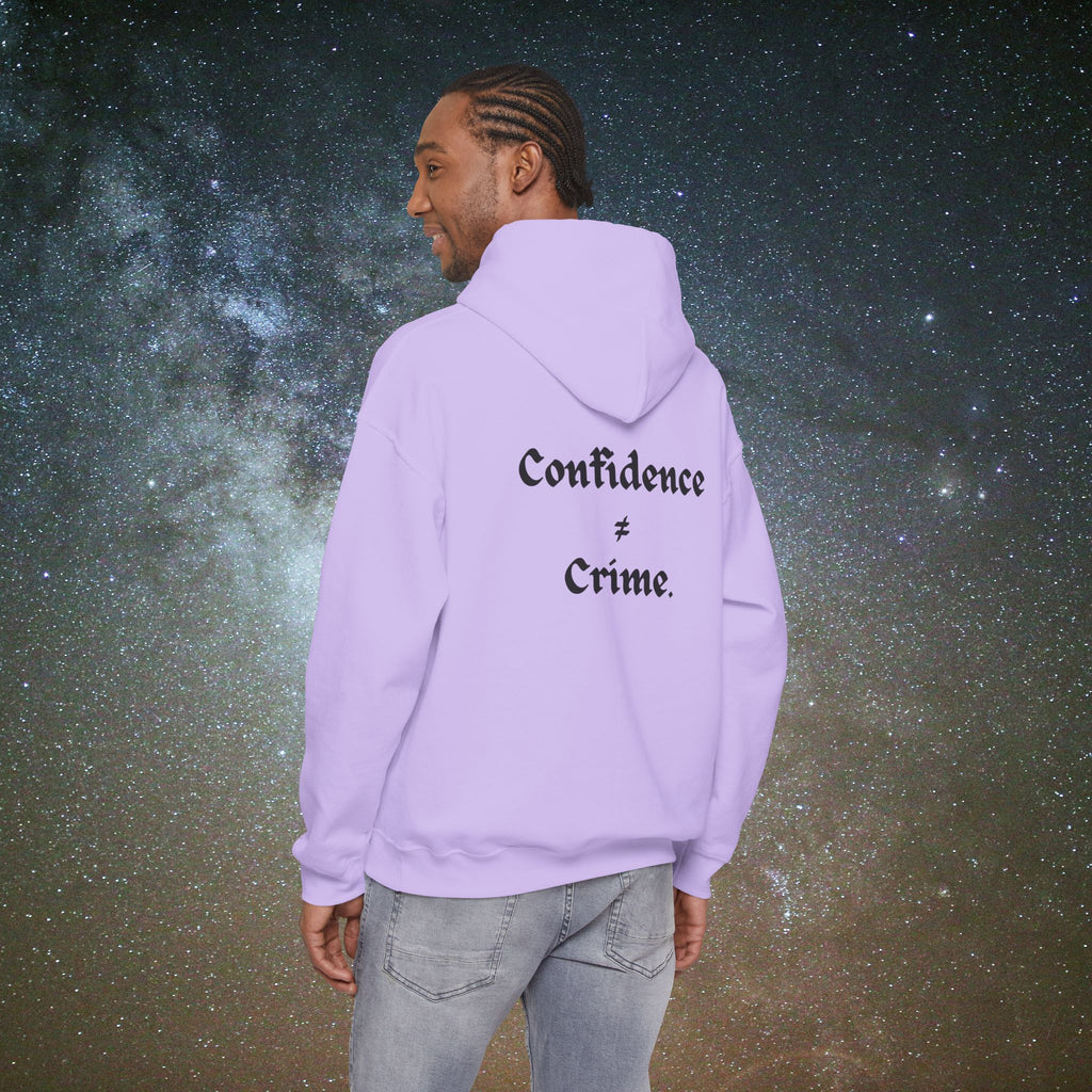 "Confidence ≠ Crime" Statement Hoodie
