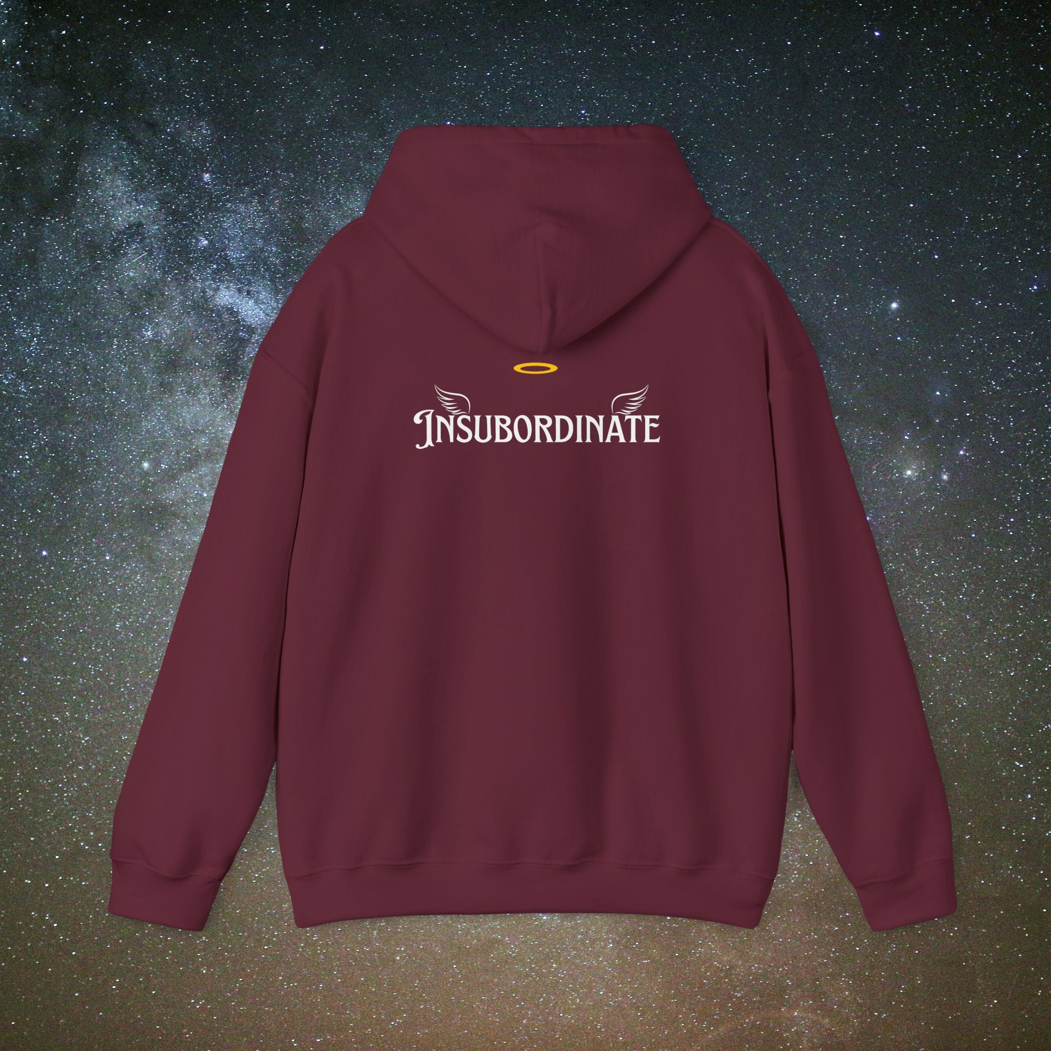 Softest Rebellion™ "Insubordinate" Angel Hoodie
