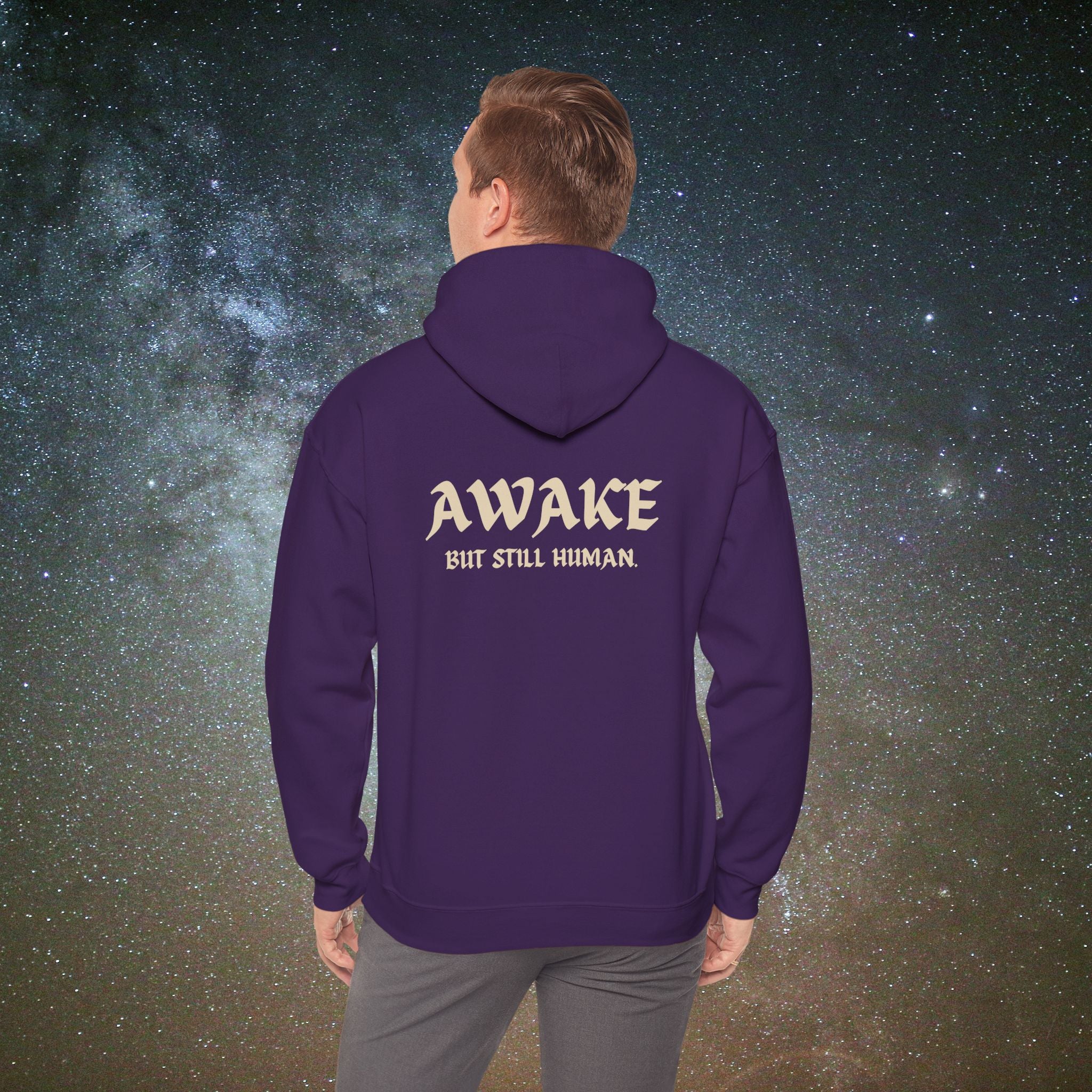 Awake But Still Human | Minimalist Hoodie