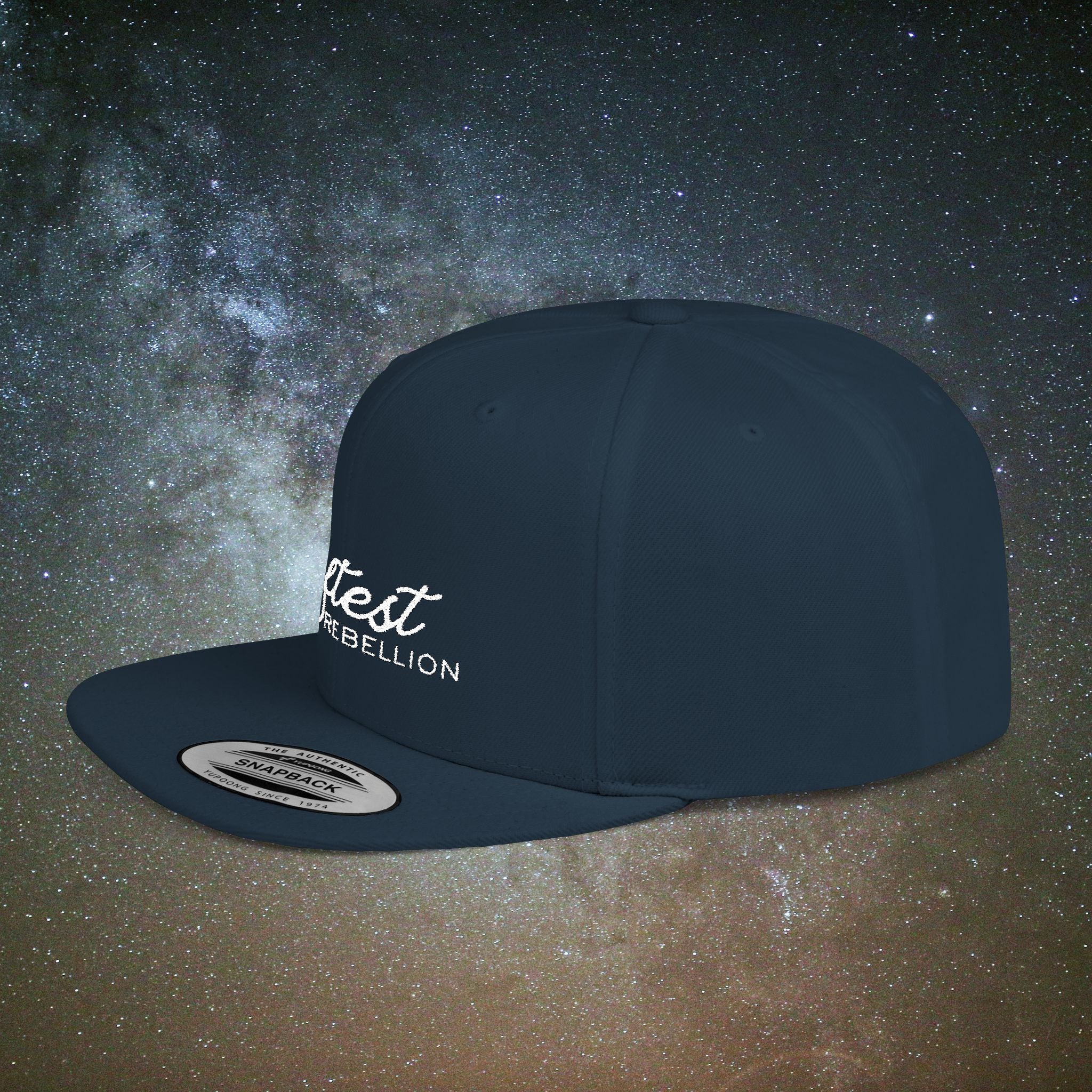 Softest Rebellion™ Embroidered Logo- Flat Bill Snapback