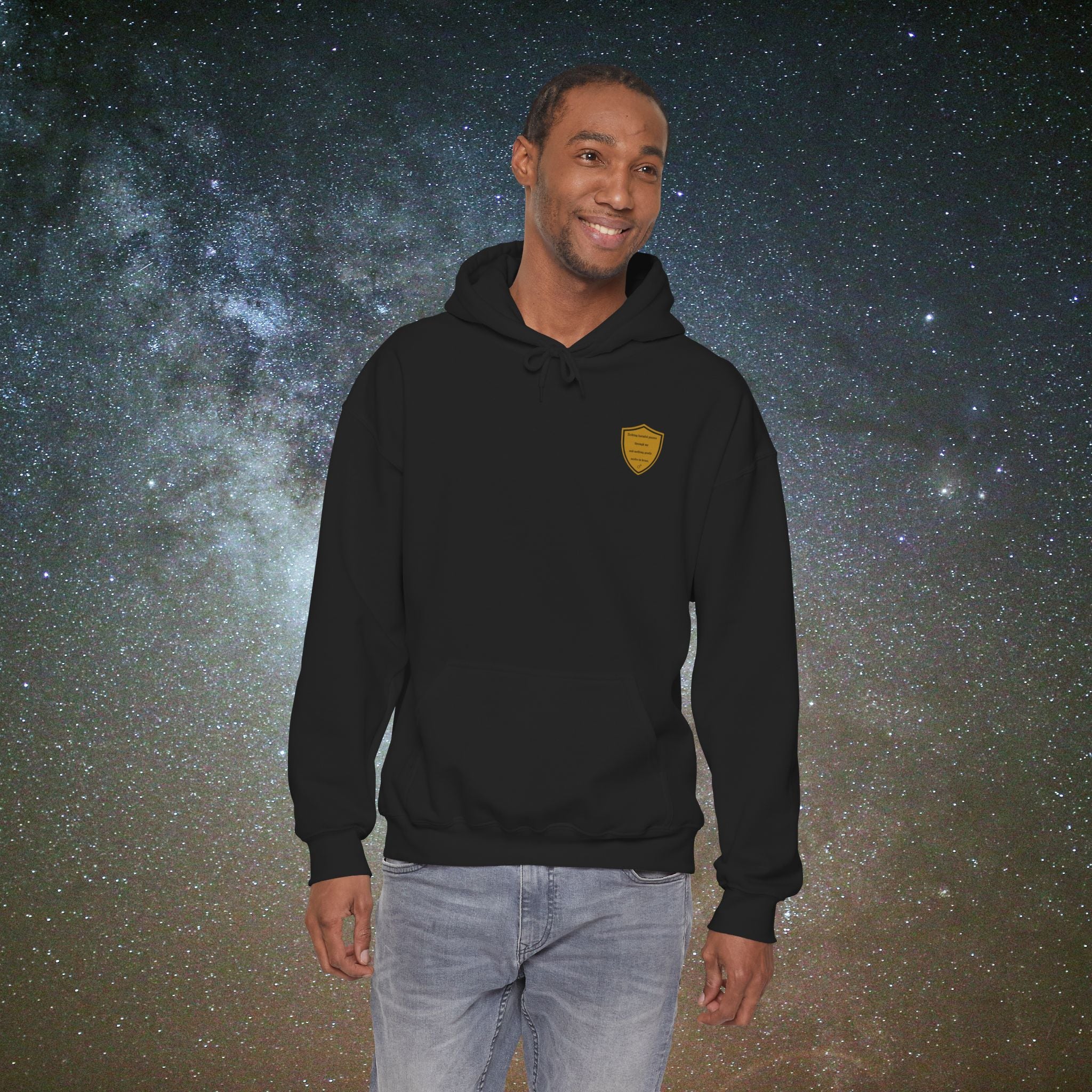 Beneath Her Moonlight™ "Masculine Presence” Hoodie