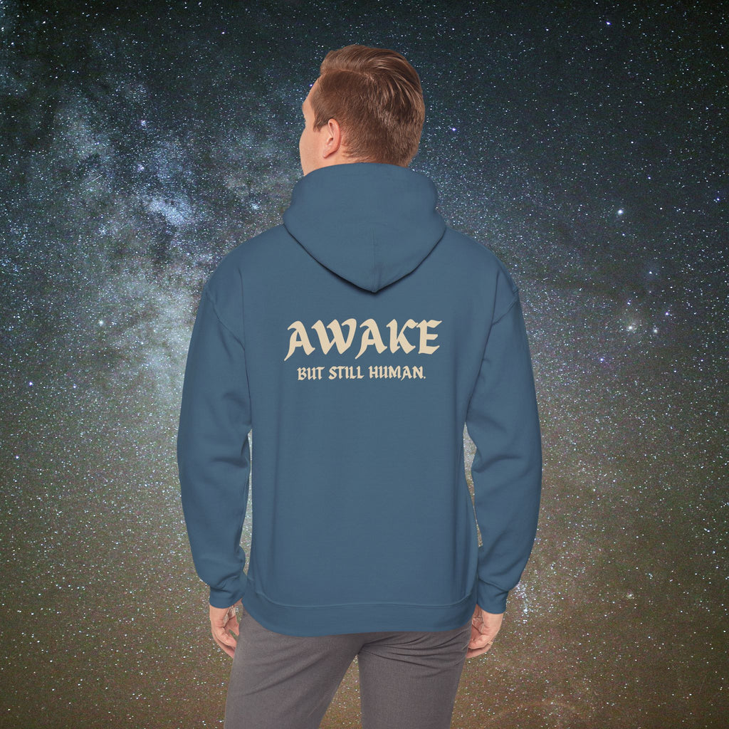 Awake But Still Human | Minimalist Hoodie
