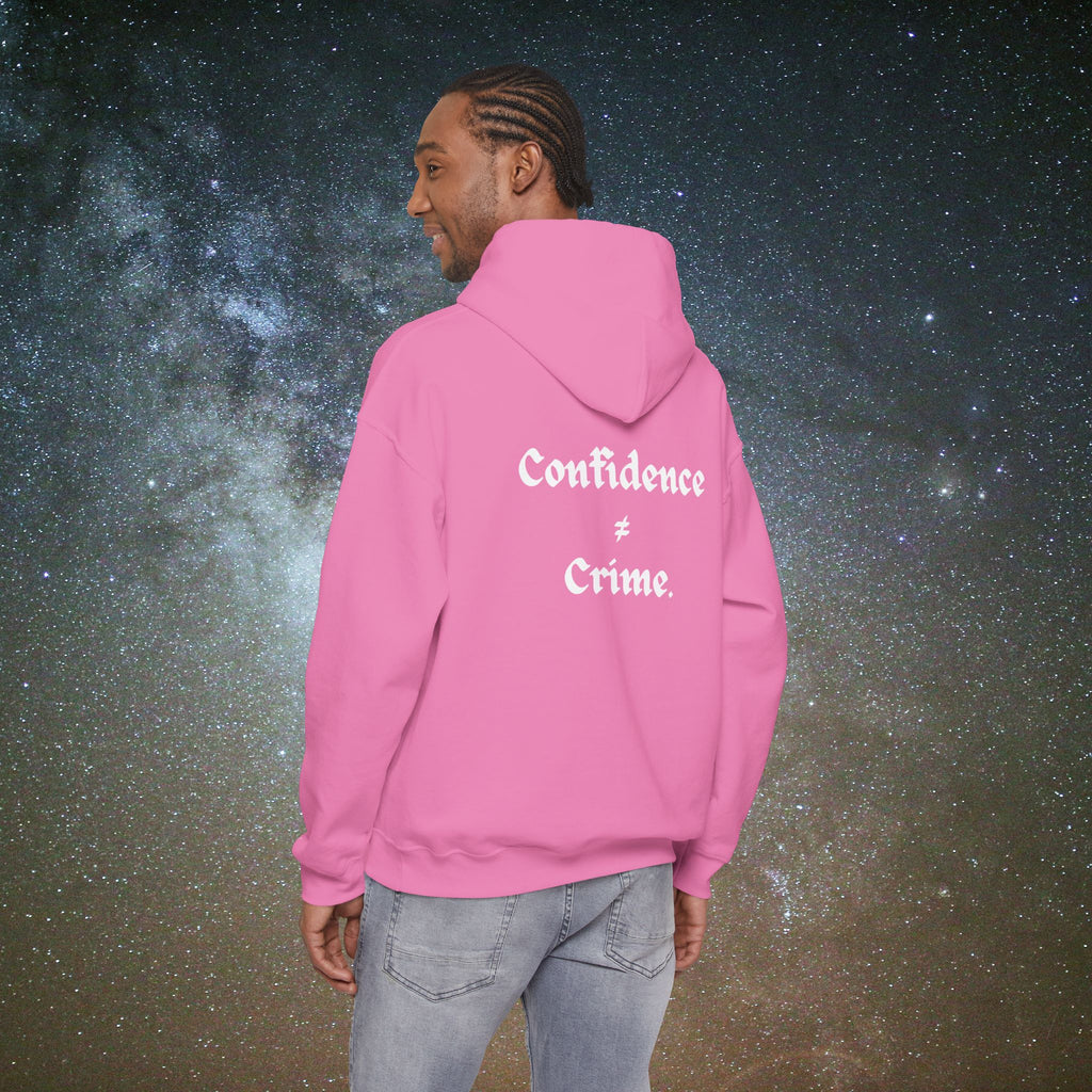 "Confidence ≠ Crime" Statement Hoodie