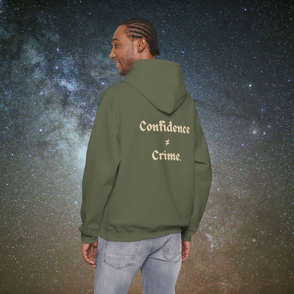 "Confidence ≠ Crime" Statement Hoodie