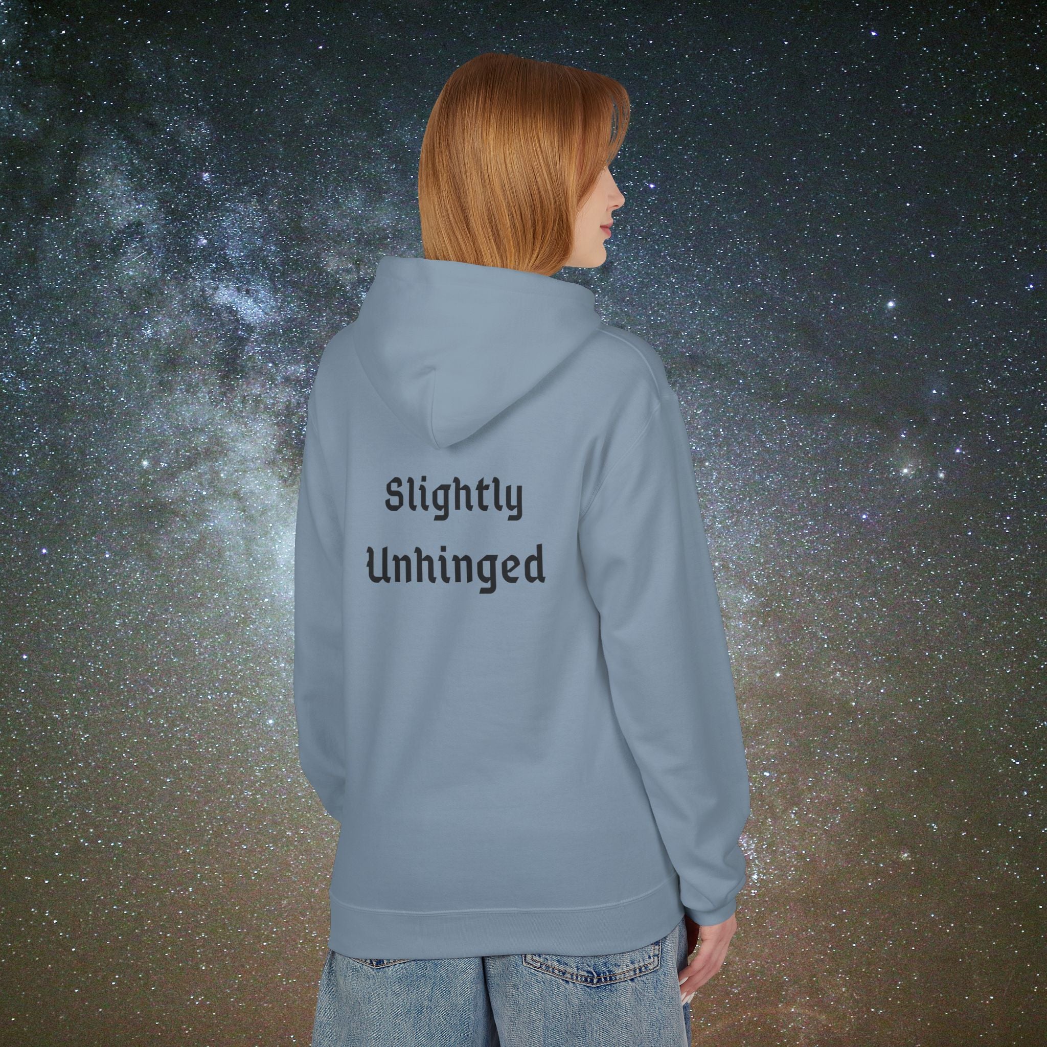 "Slightly Unhinged" Softest Rebellion™ Hoodie
