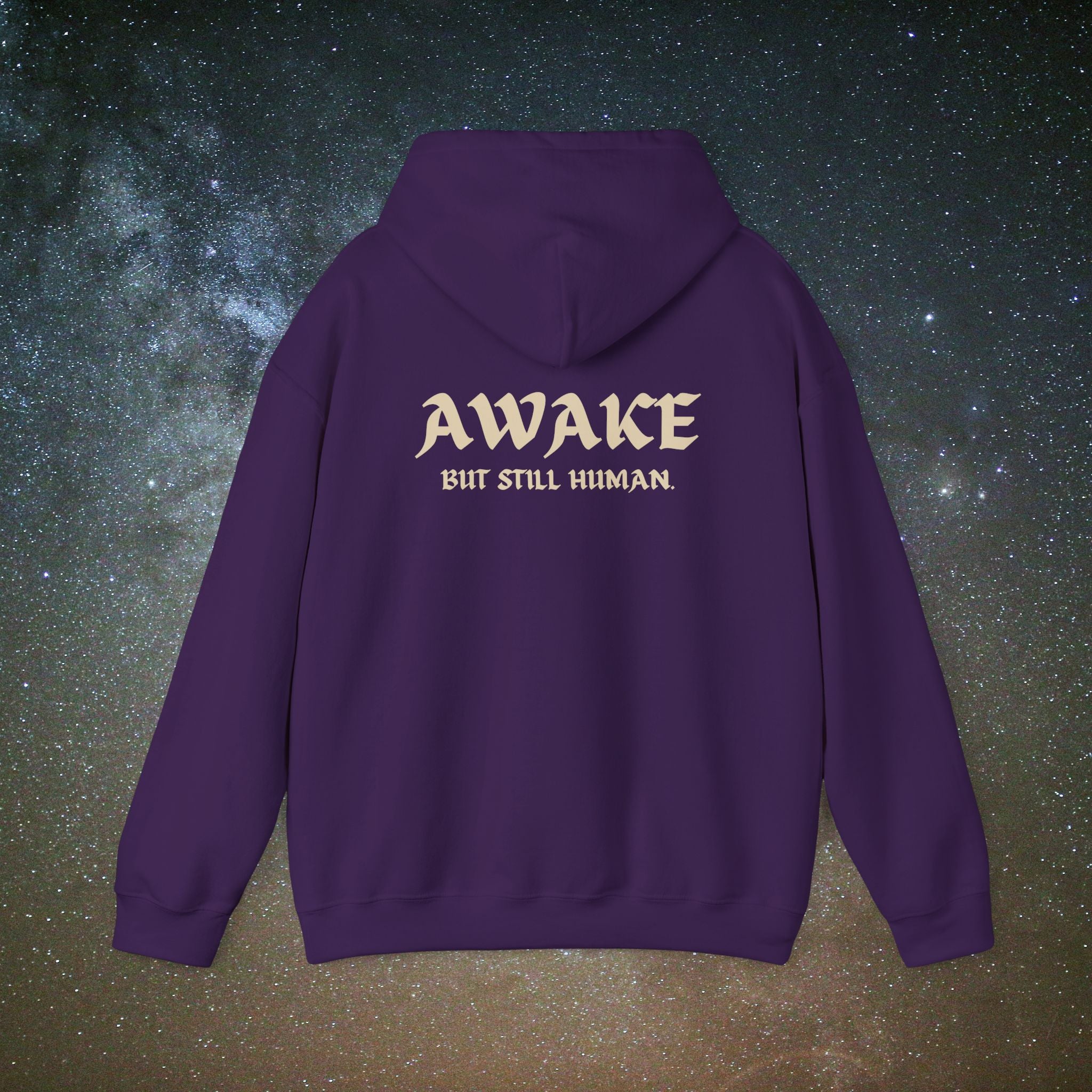 Awake But Still Human Hoodie | Minimalist Hoodie