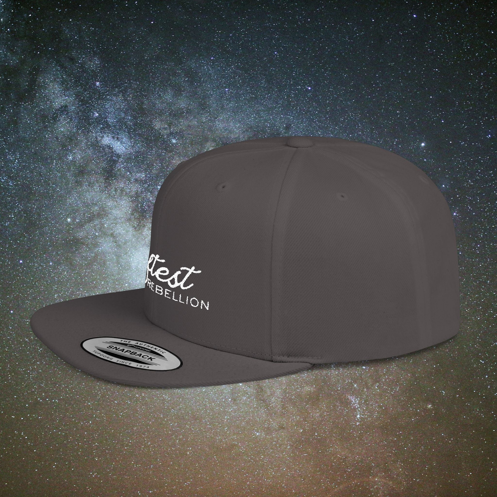 Softest Rebellion™ Embroidered Logo- Flat Bill Snapback