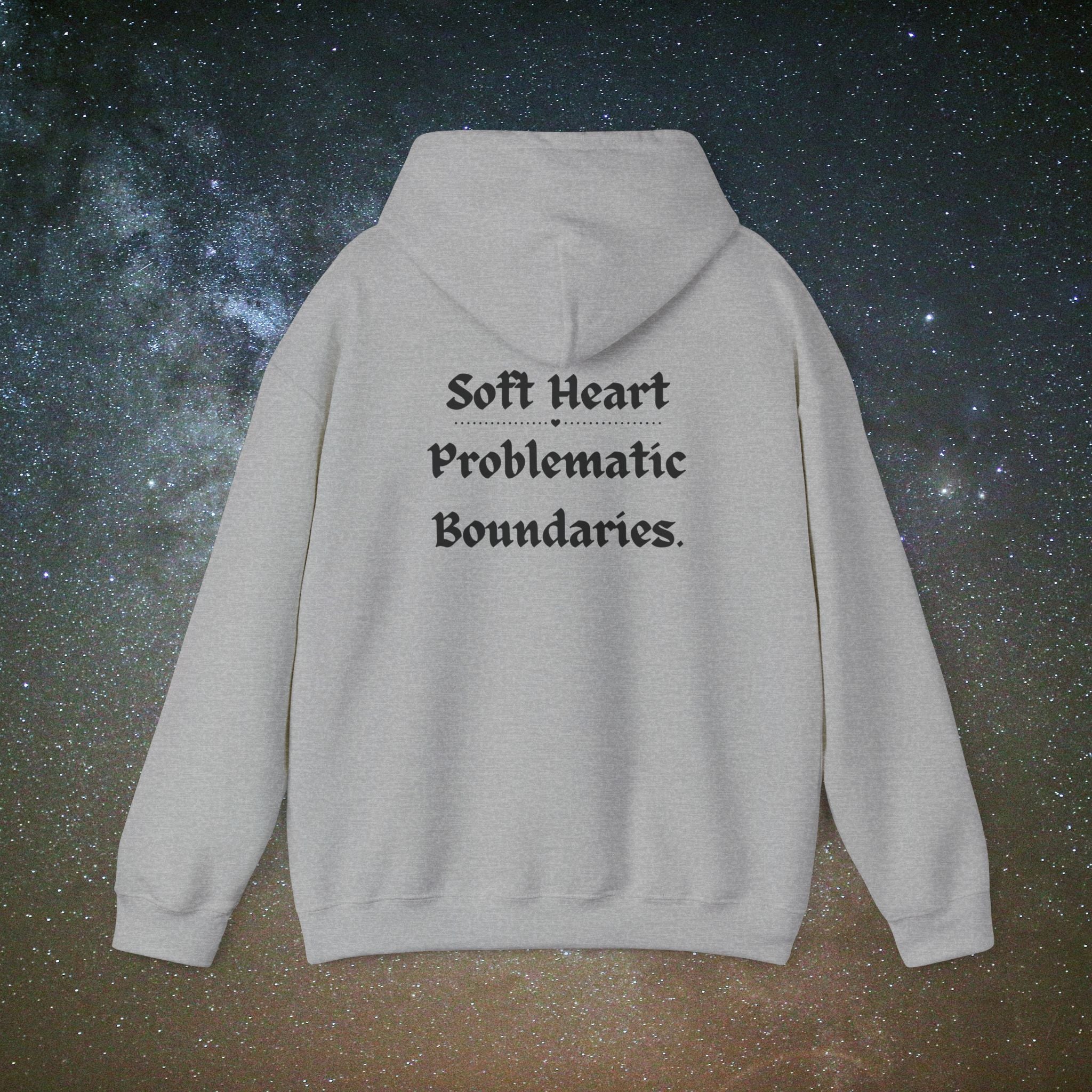 Soft Heart, Problematic Boundaries Hoodie | Softest Rebellion™