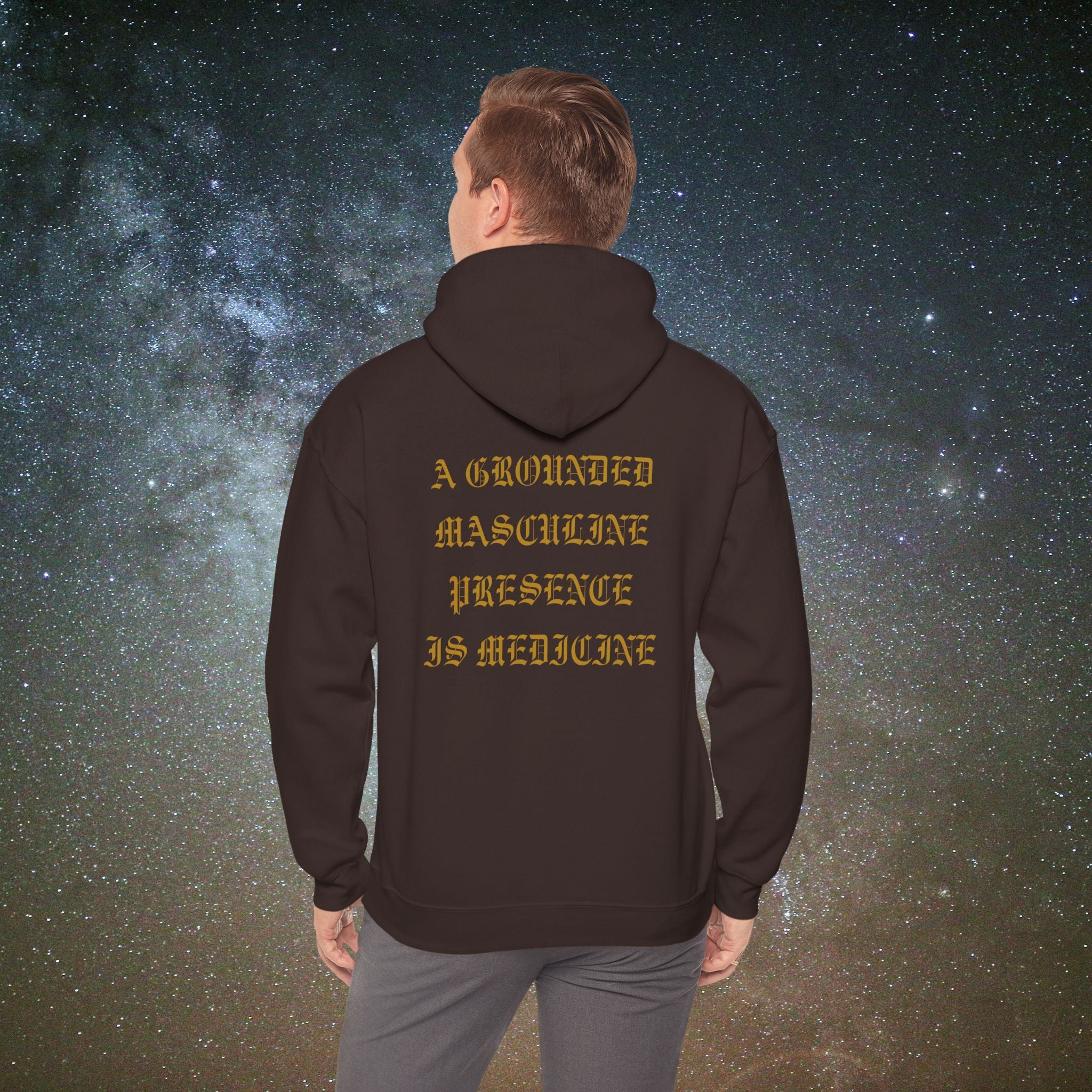 Beneath Her Moonlight™ "Masculine Presence” Hoodie