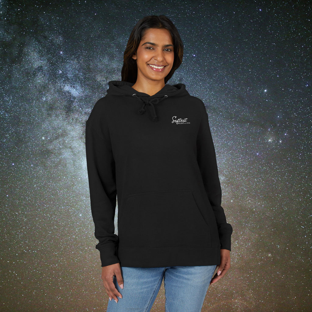 "INTEGRATION" Softest Rebellion™ Minimalist Logo Hoodie