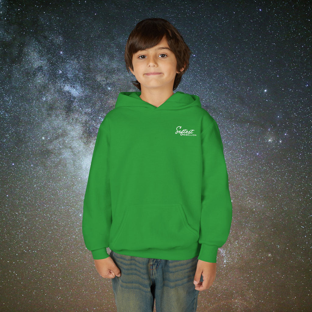 Softest Rebellion™ Youth Hoodie - "Allowed to Feel, Allowed to Rest, Allowed to Express."
