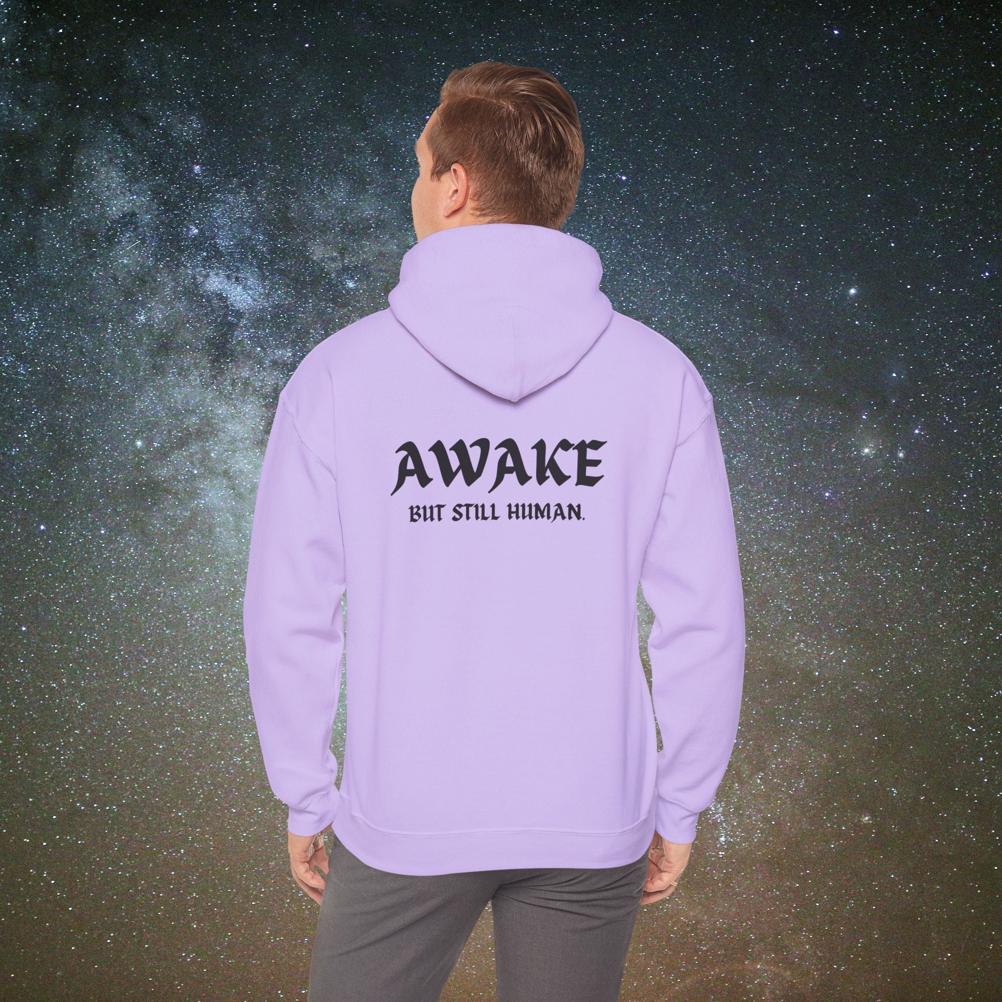 Awake But Still Human | Minimalist Hoodie