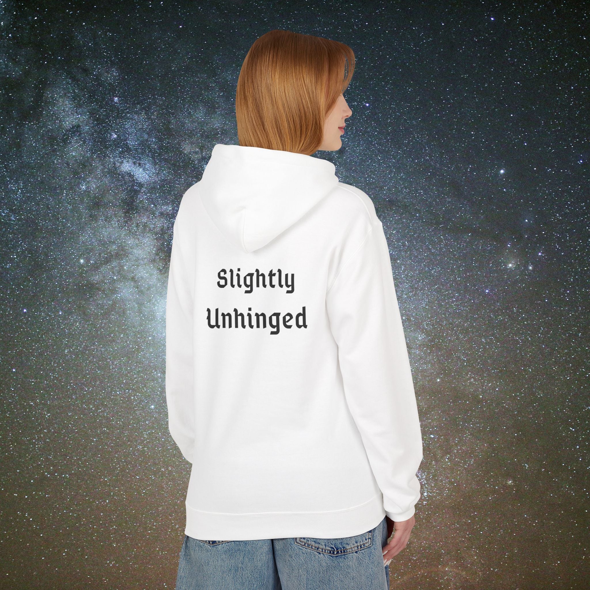 "Slightly Unhinged" Softest Rebellion™ Hoodie