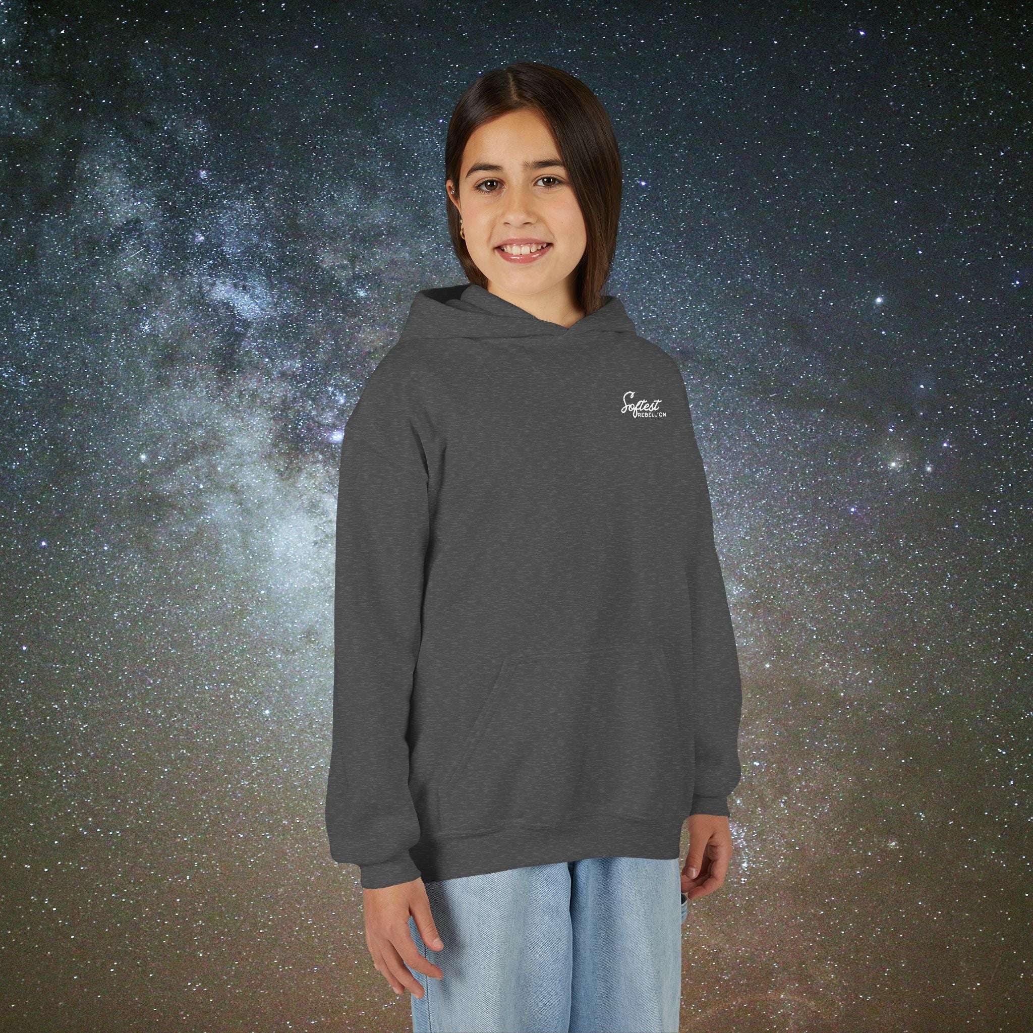 Softest Rebellion™ Youth Hoodie - "Allowed to Feel, Allowed to Rest, Allowed to Express."