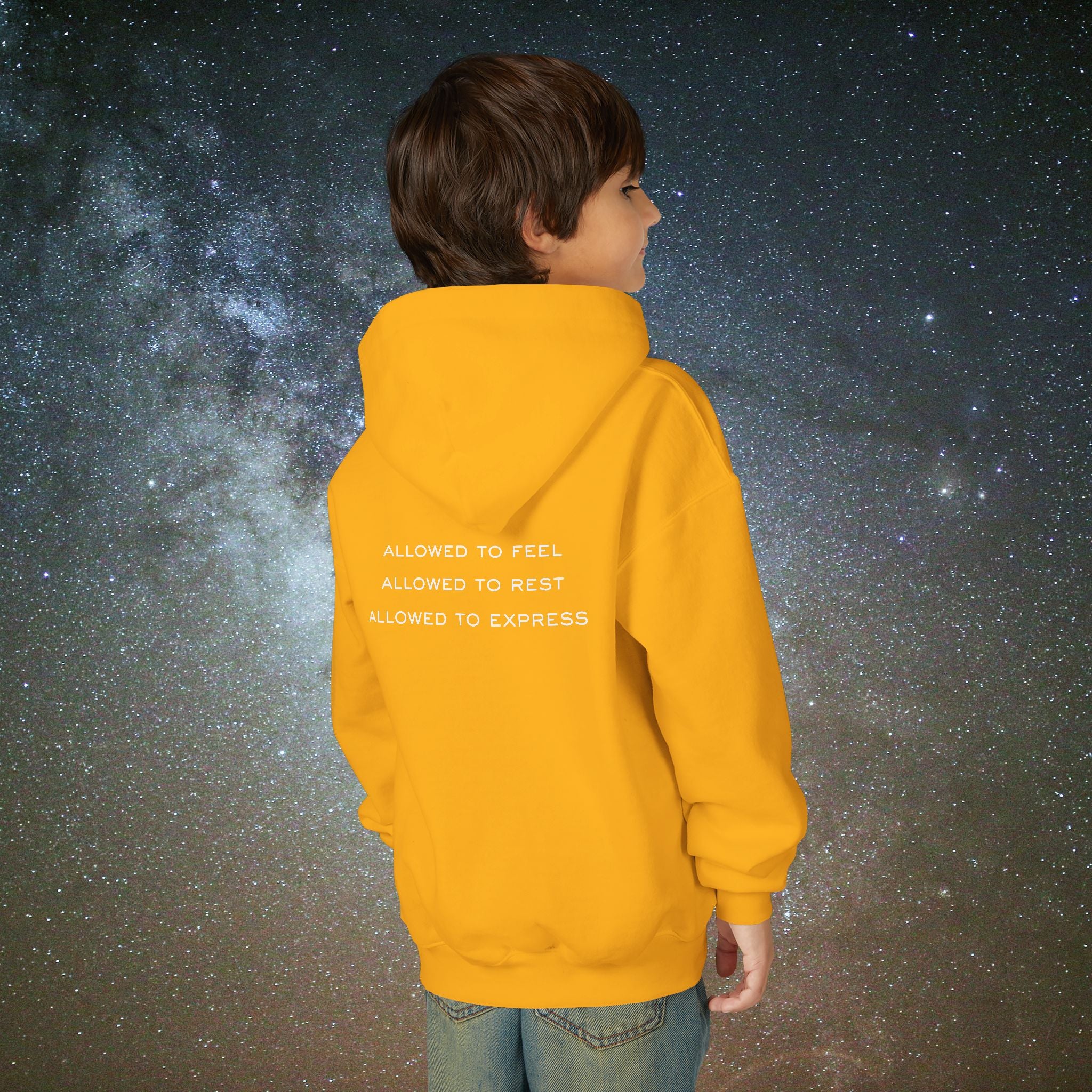 Softest Rebellion™ Youth Hoodie - "Allowed to Feel, Allowed to Rest, Allowed to Express."