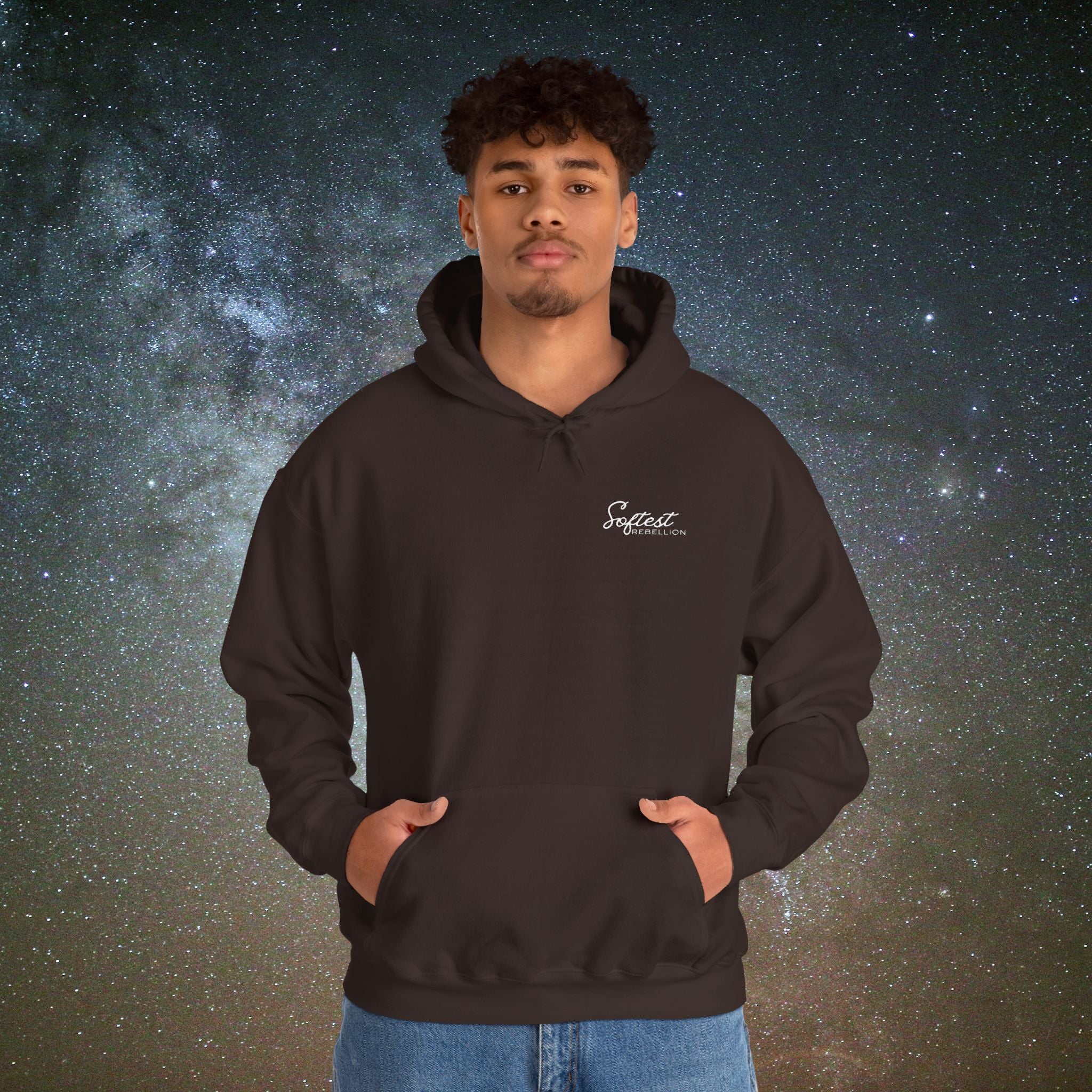 "Insubordinate" Softest Rebellion™ Minimalist Logo - Unisex/Men's Hoodie