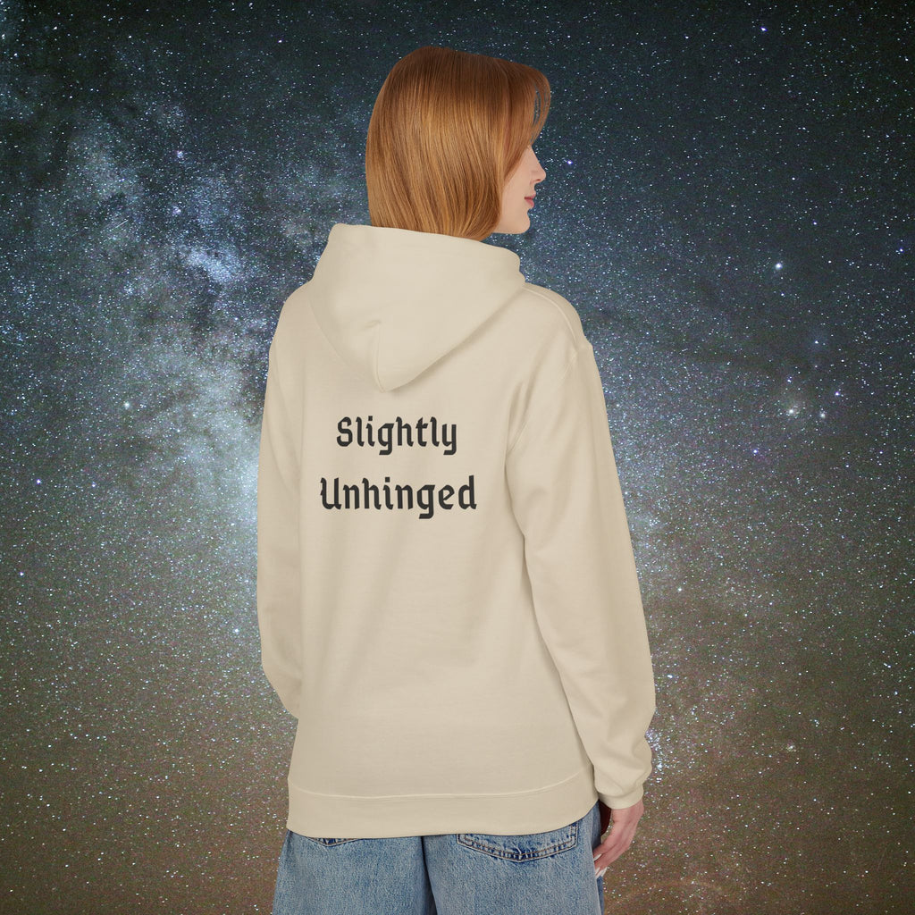 "Slightly Unhinged" Softest Rebellion™ Hoodie