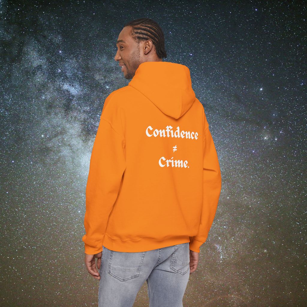 "Confidence ≠ Crime" Statement Hoodie