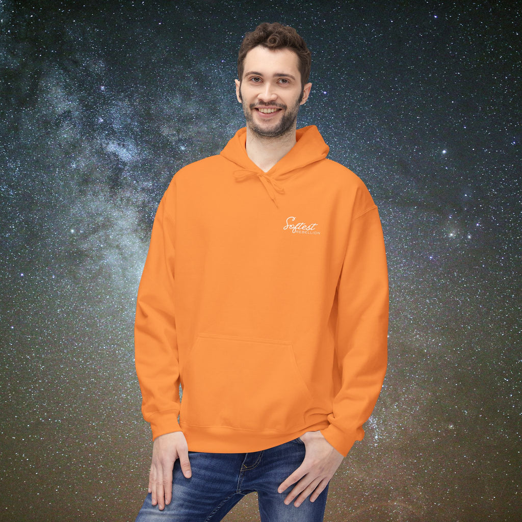 "To the Person Behind Me: You Are Not Too Much"- A Soft Rebel Hoodie