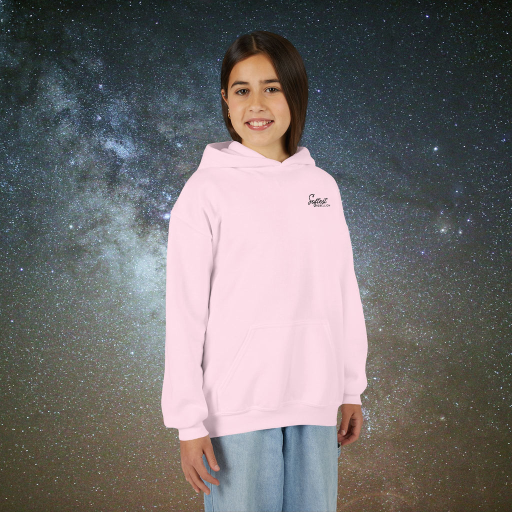 Softest Rebellion™ Youth Hoodie - "Allowed to Feel, Allowed to Rest, Allowed to Express."