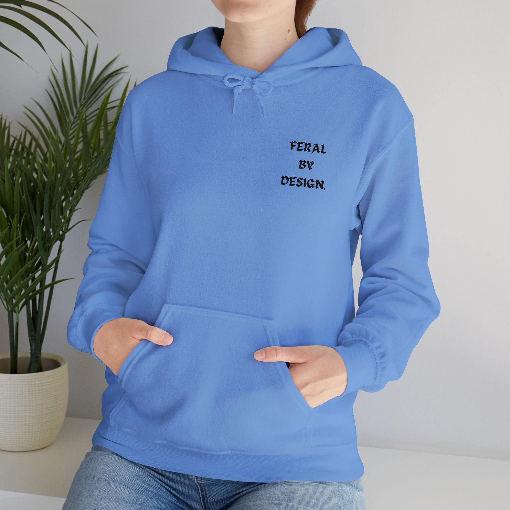 Feral by Design Embroidered Hoodie | Softest Rebellion™