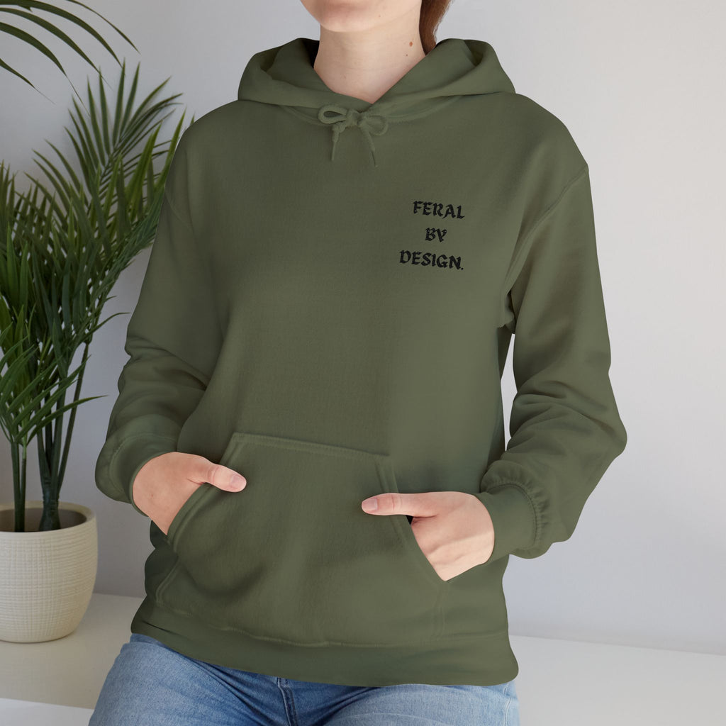 Feral by Design Embroidered Hoodie | Softest Rebellion™