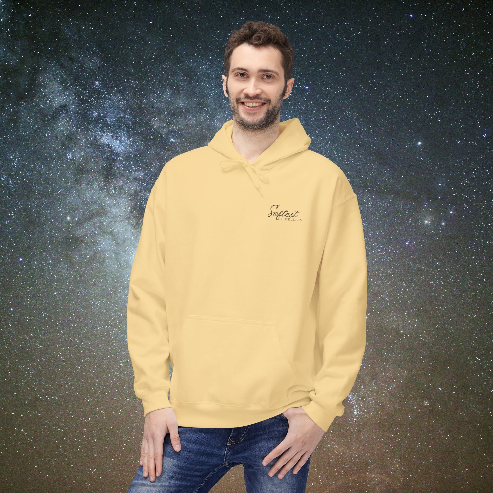 "To the Person Behind Me: You Are Not Too Much"- A Soft Rebel Hoodie