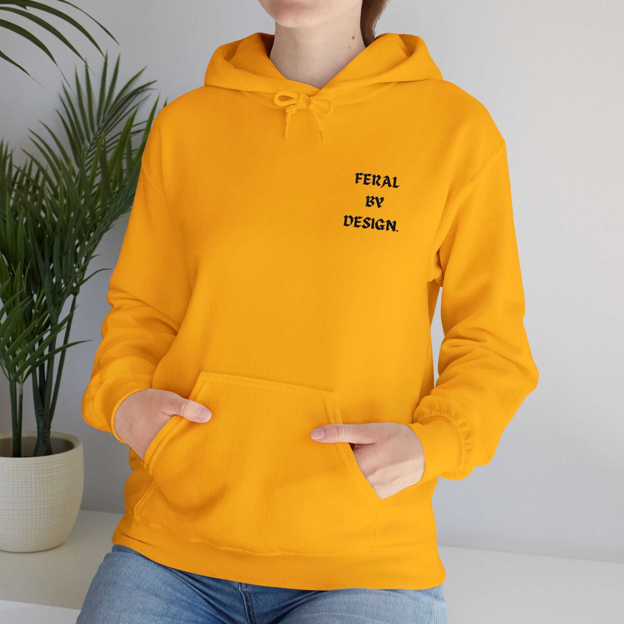 Feral by Design Embroidered Hoodie | Softest Rebellion™