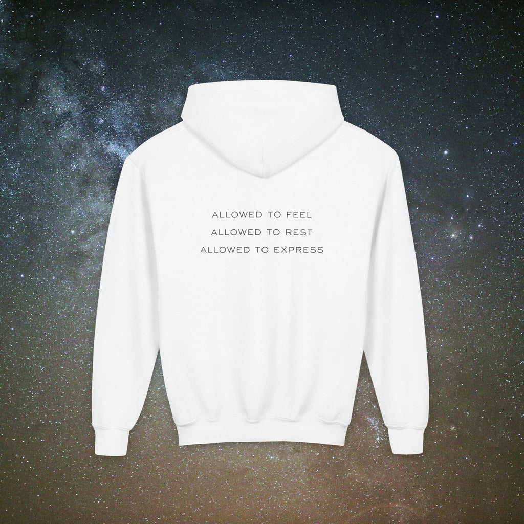 Softest Rebellion™ Youth Hoodie - "Allowed to Feel, Allowed to Rest, Allowed to Express."