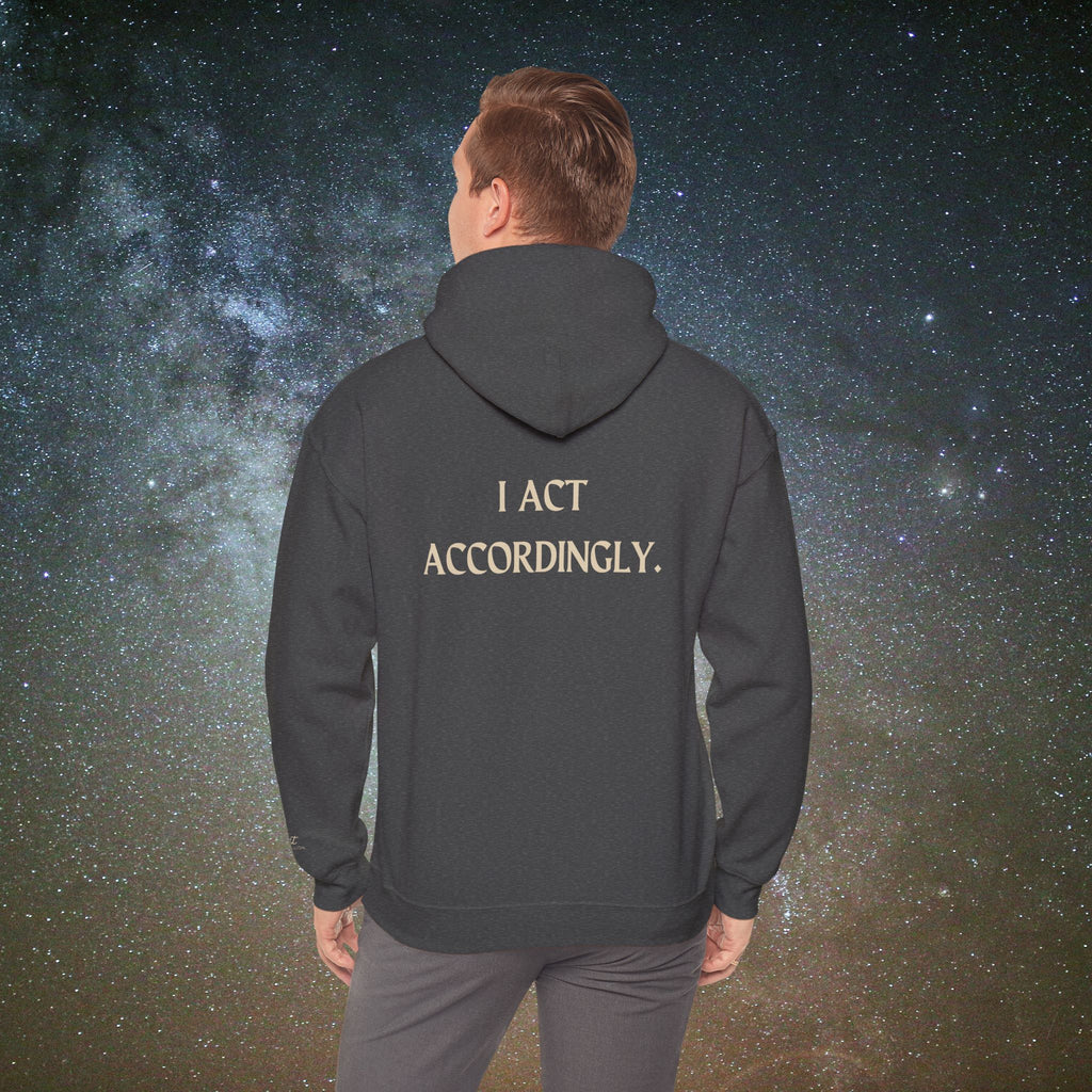 "I Act Accordingly" Hoodie