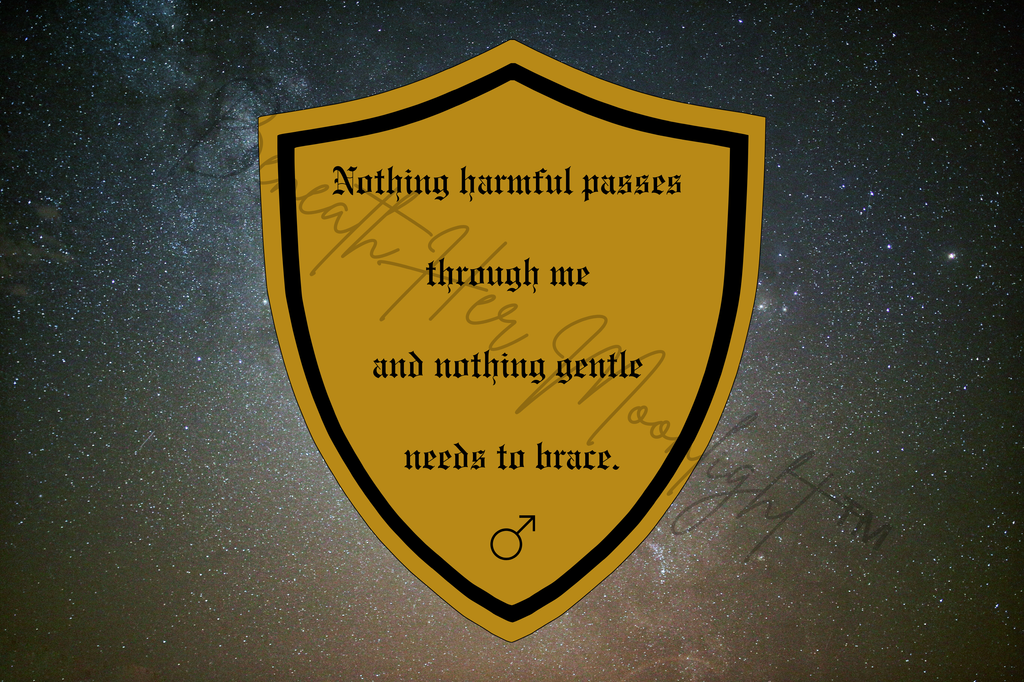 Beneath Her Moonlight™ "Masculine Presence” Hoodie