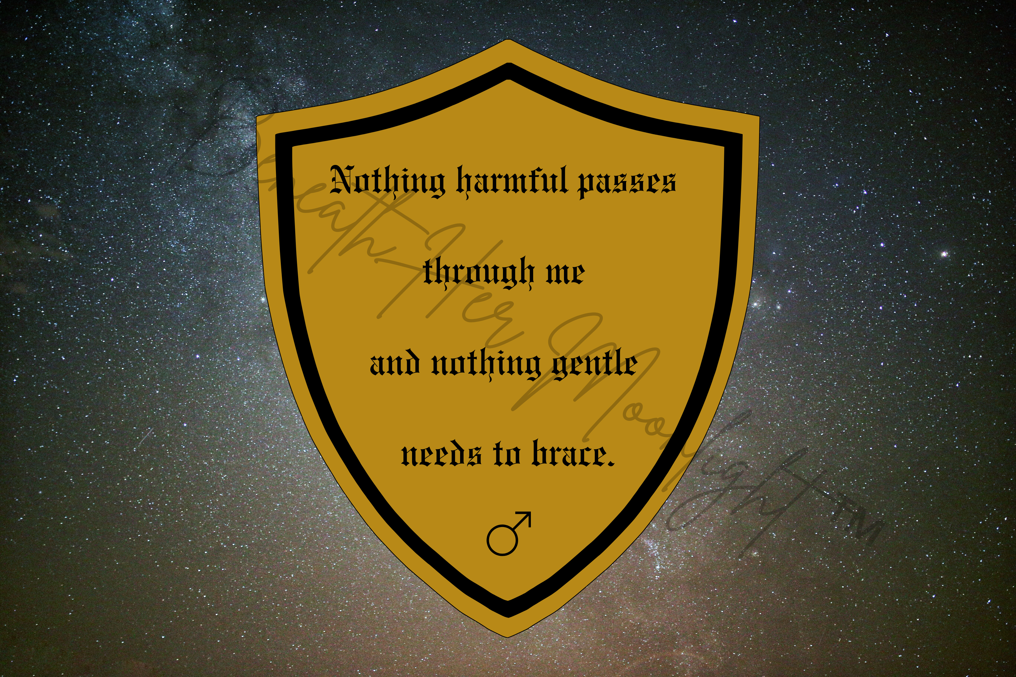 Beneath Her Moonlight™ "Masculine Presence” Hoodie