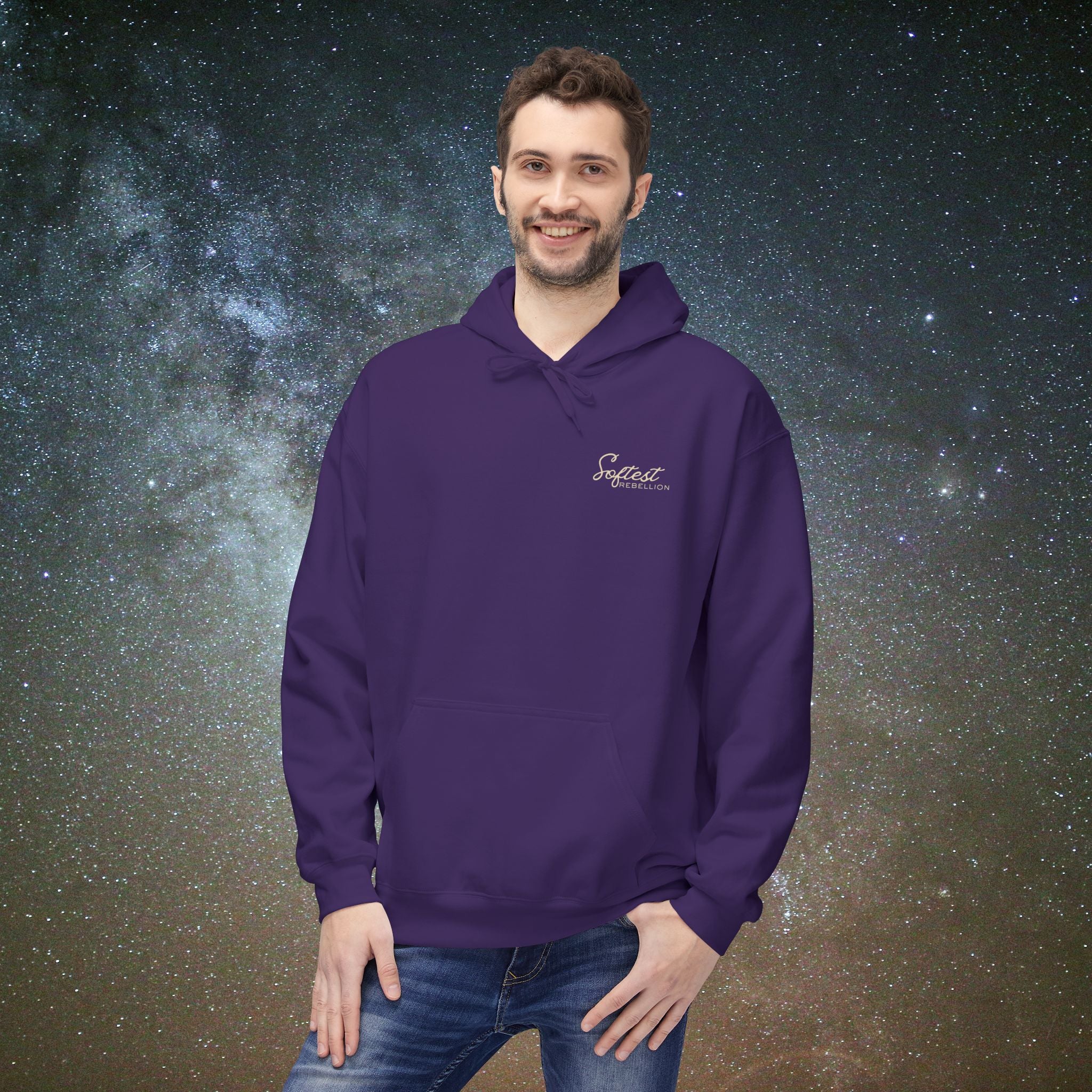 "To the Person Behind Me: You Are Not Too Much"- A Soft Rebel Hoodie
